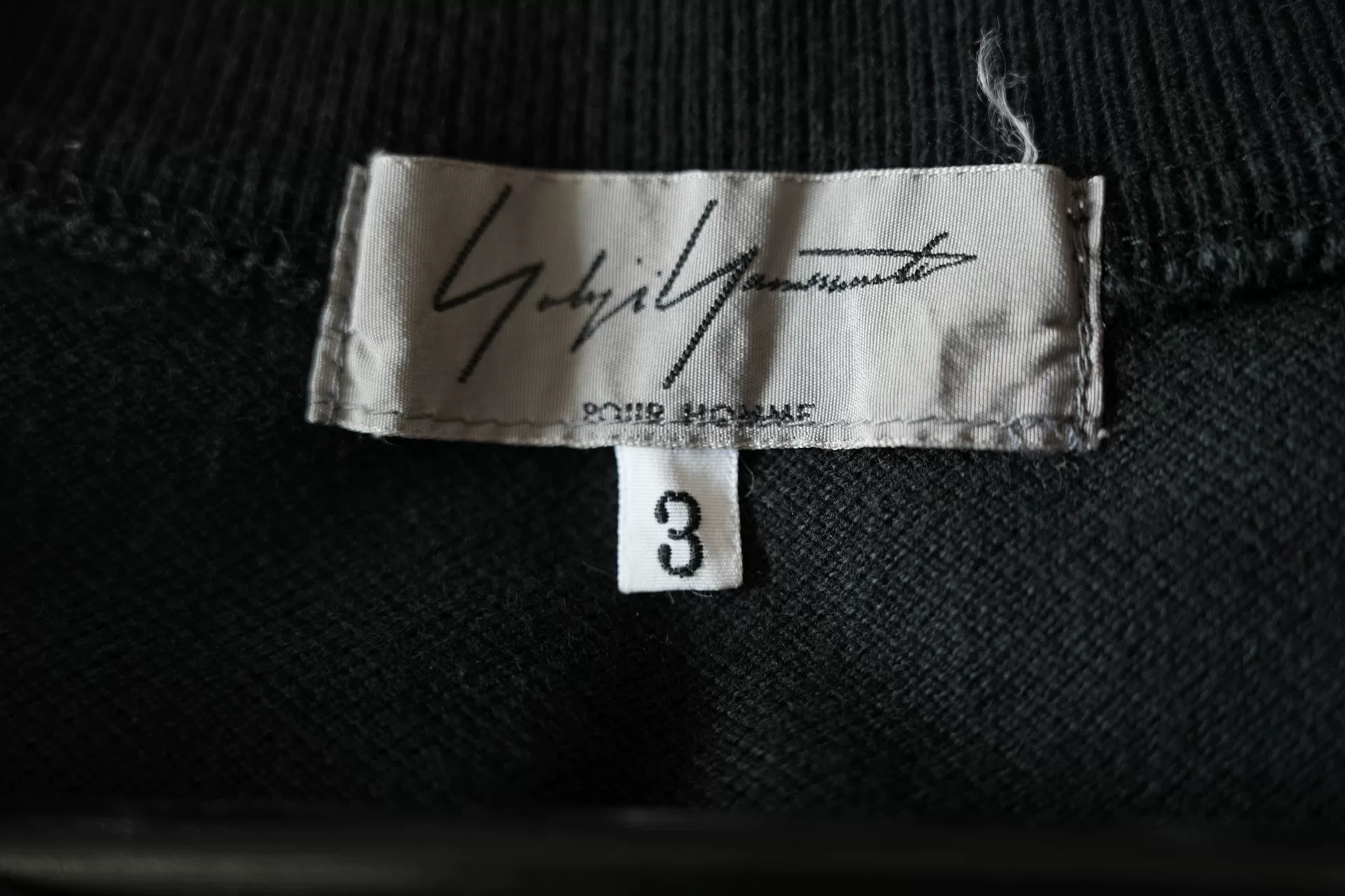 Yohji Yamamoto 06SS Moon Zip Short-Sleeve — back