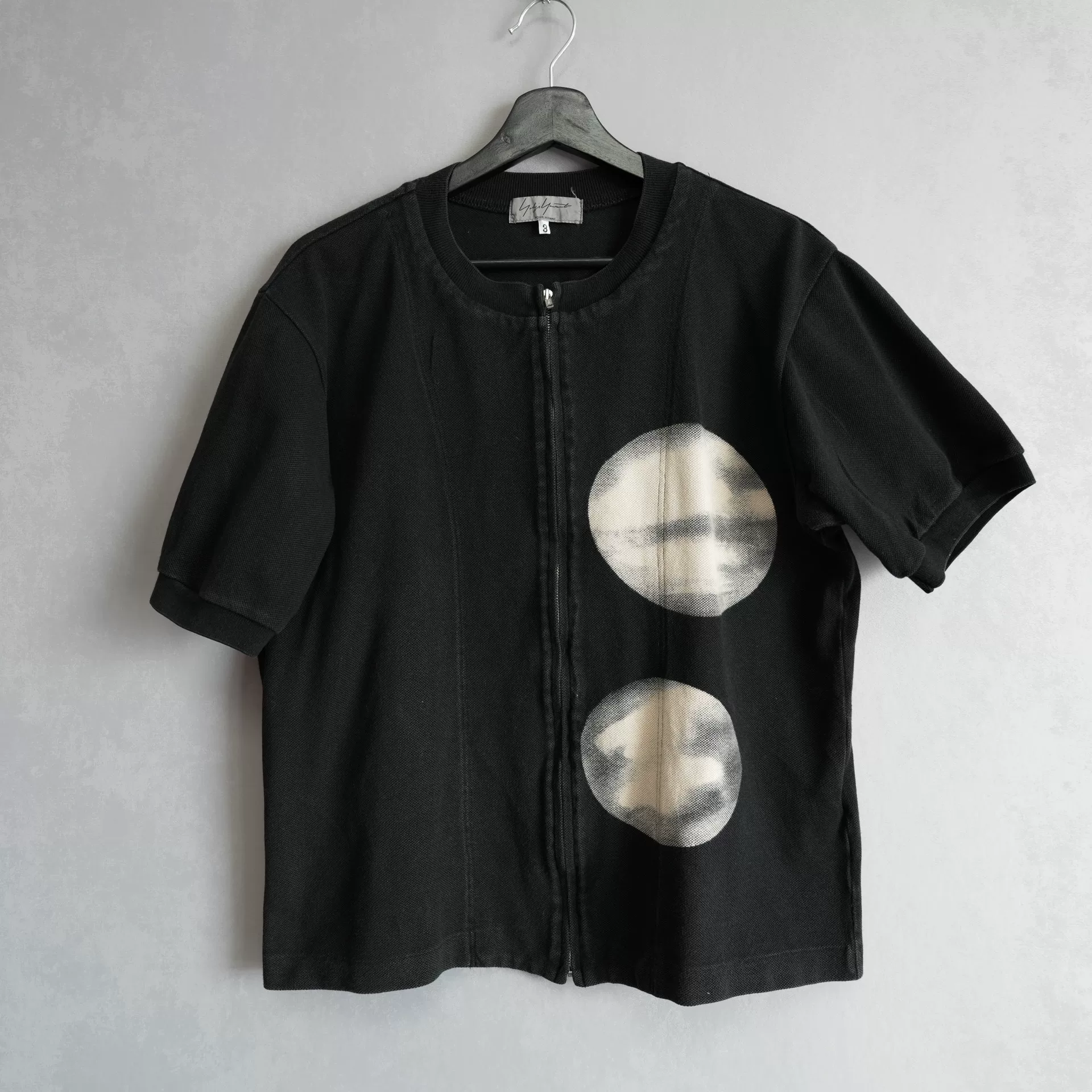 Yohji Yamamoto 06SS Moon Zip Short-Sleeve