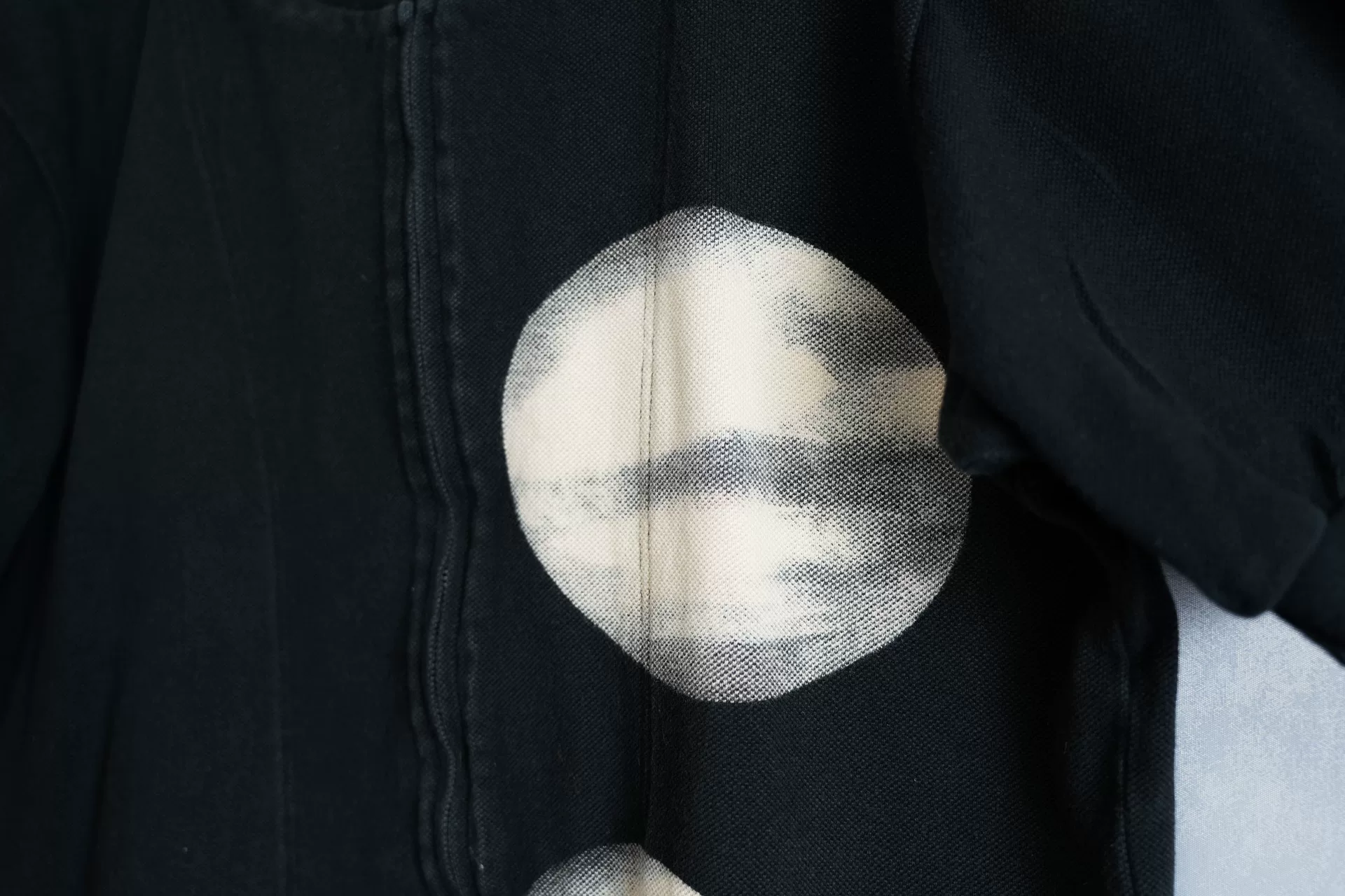 Yohji Yamamoto 06SS Moon Zip Short-Sleeve — detail