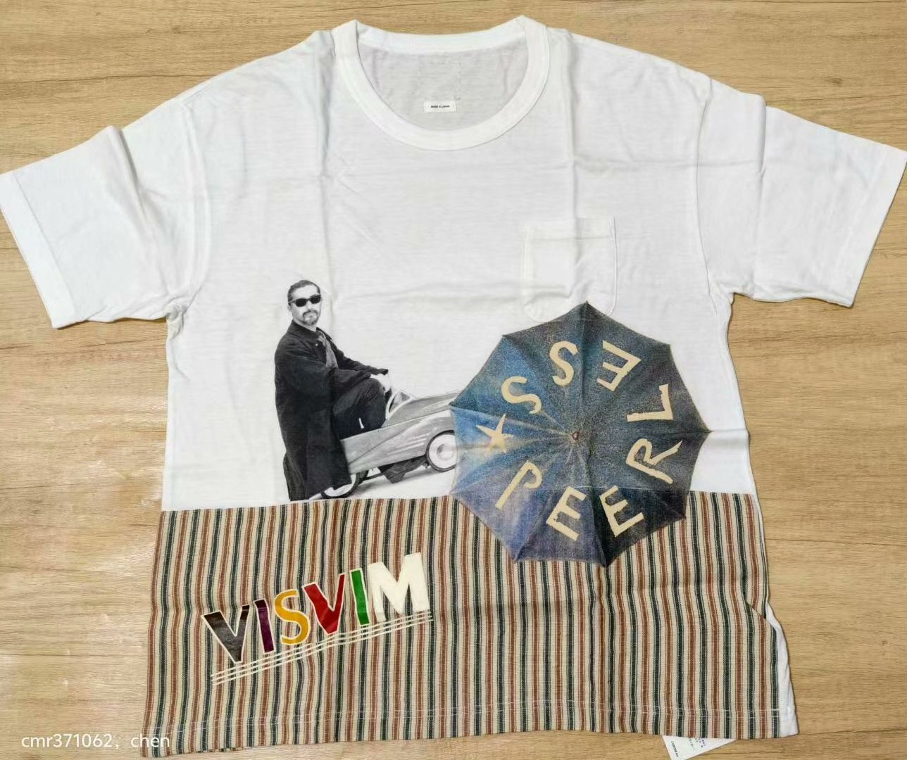 VISVIM 20SS JUMBO TEE COLLAGE — label
