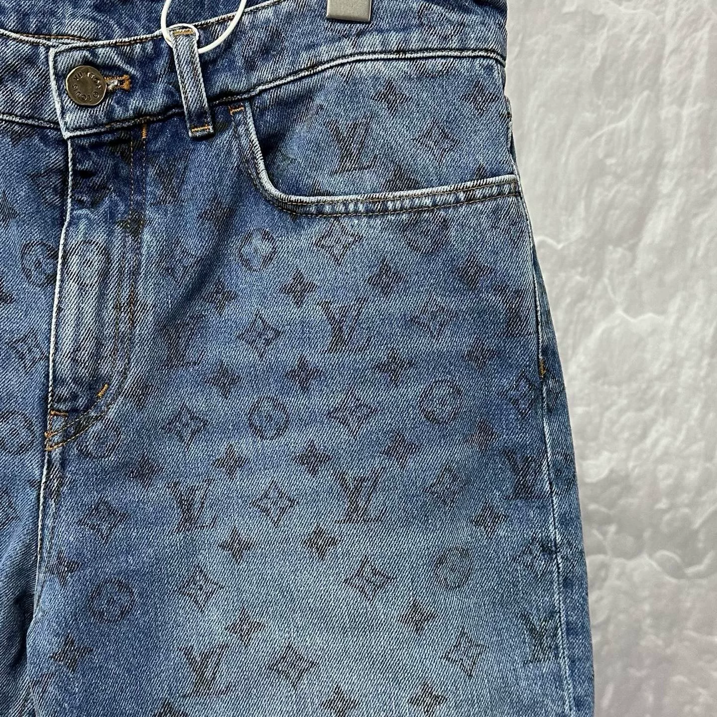 Louis Vuitton Gradient Monogram Denim Pants — detail