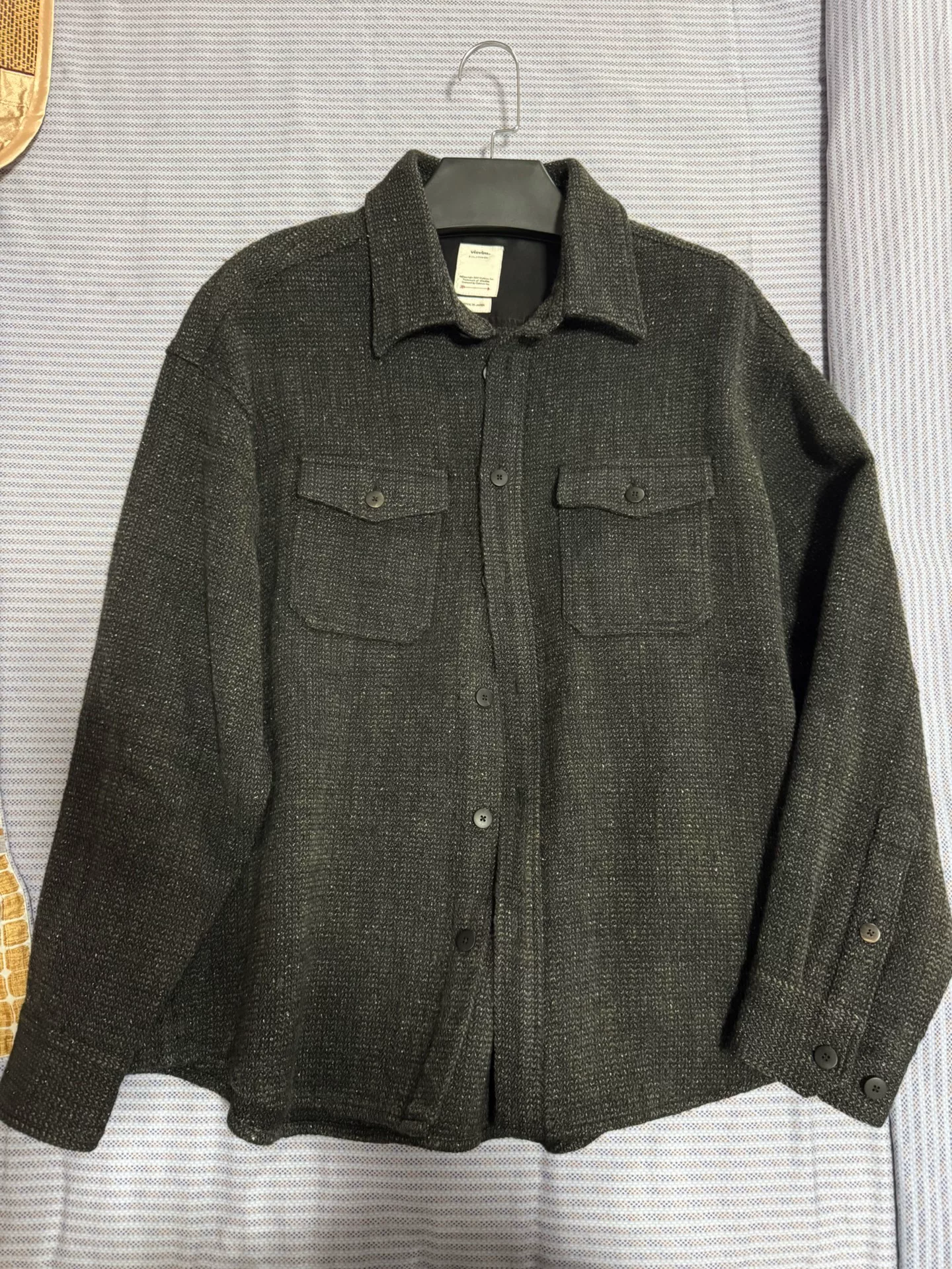 Visvim 21AW Lumber Tweed Houndstooth Shirt