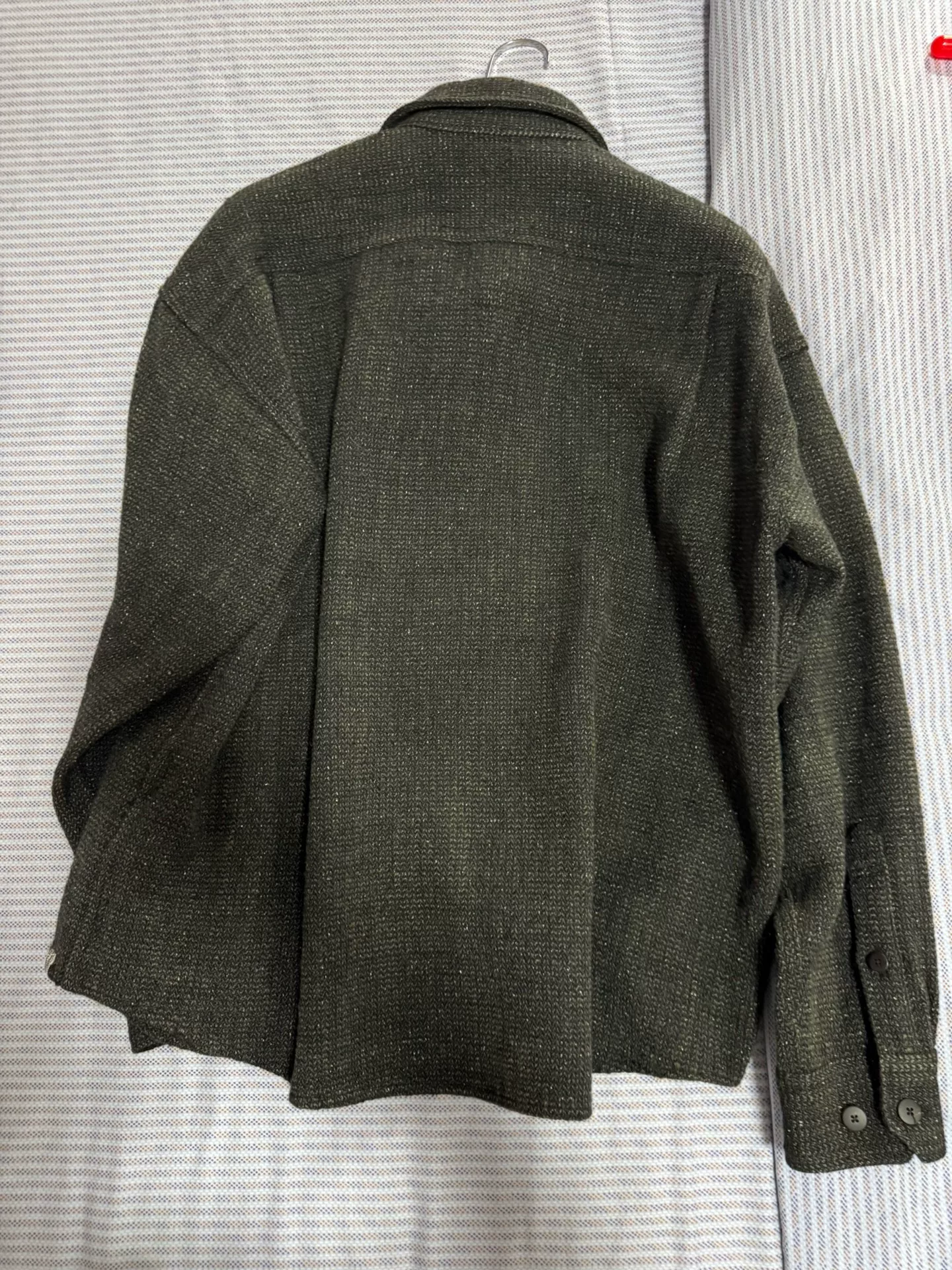 Visvim 21AW Lumber Tweed Houndstooth Shirt — front