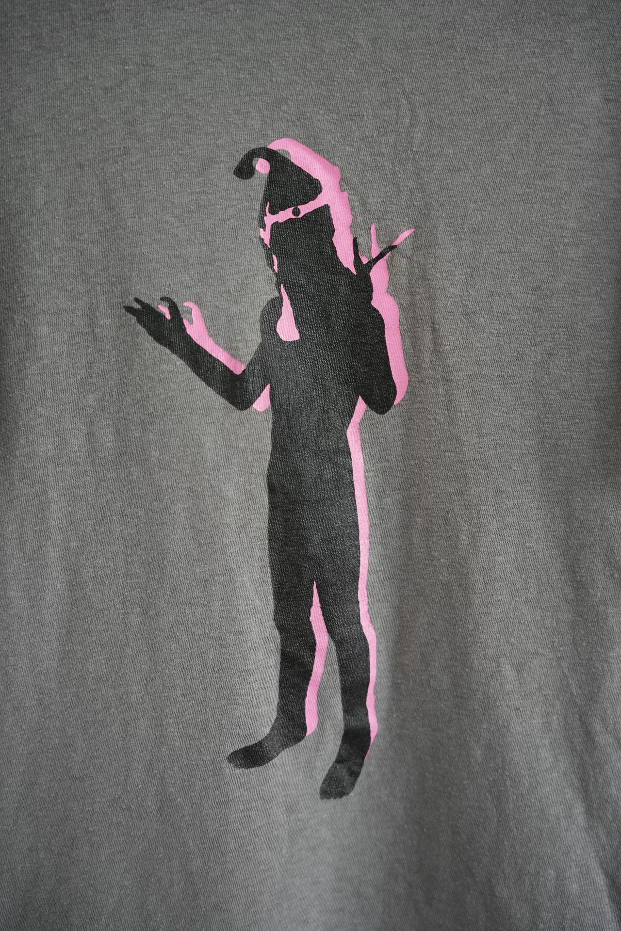 Yohji Yamamoto 05AW Ultraman Silhouette T-shirt — detail
