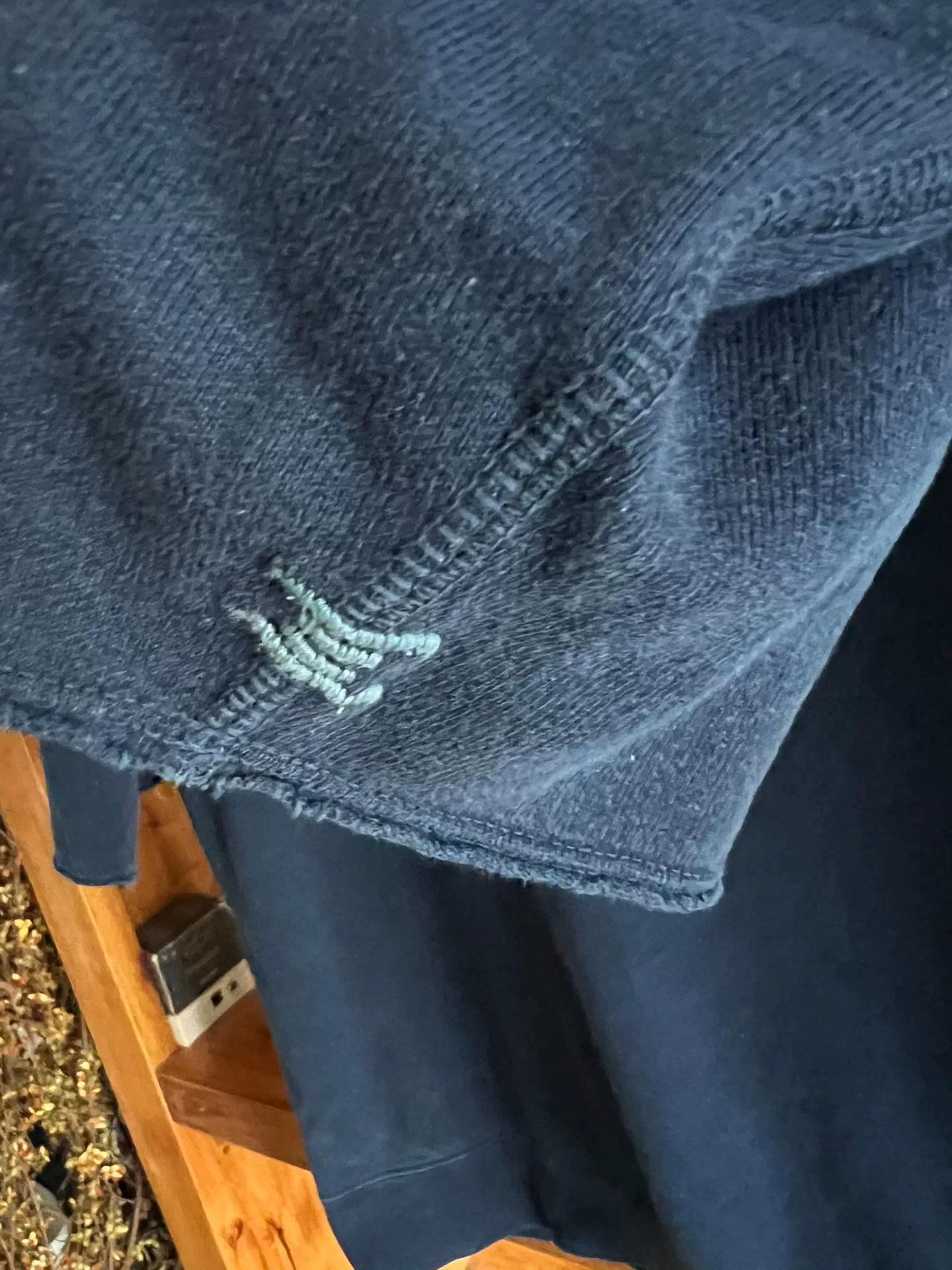 visvim 2013 Indigo 7-Sleeve Sweatshirt — label