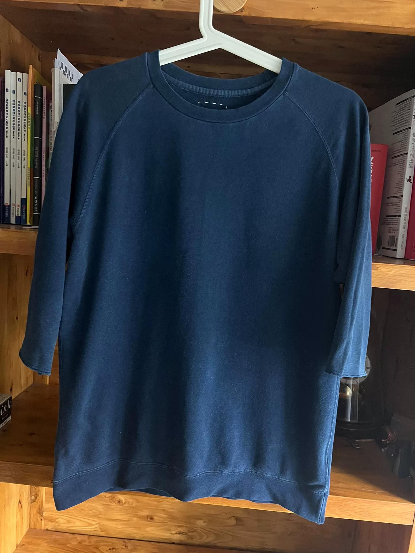 visvim 2013 Indigo 7-Sleeve Sweatshirt — detail