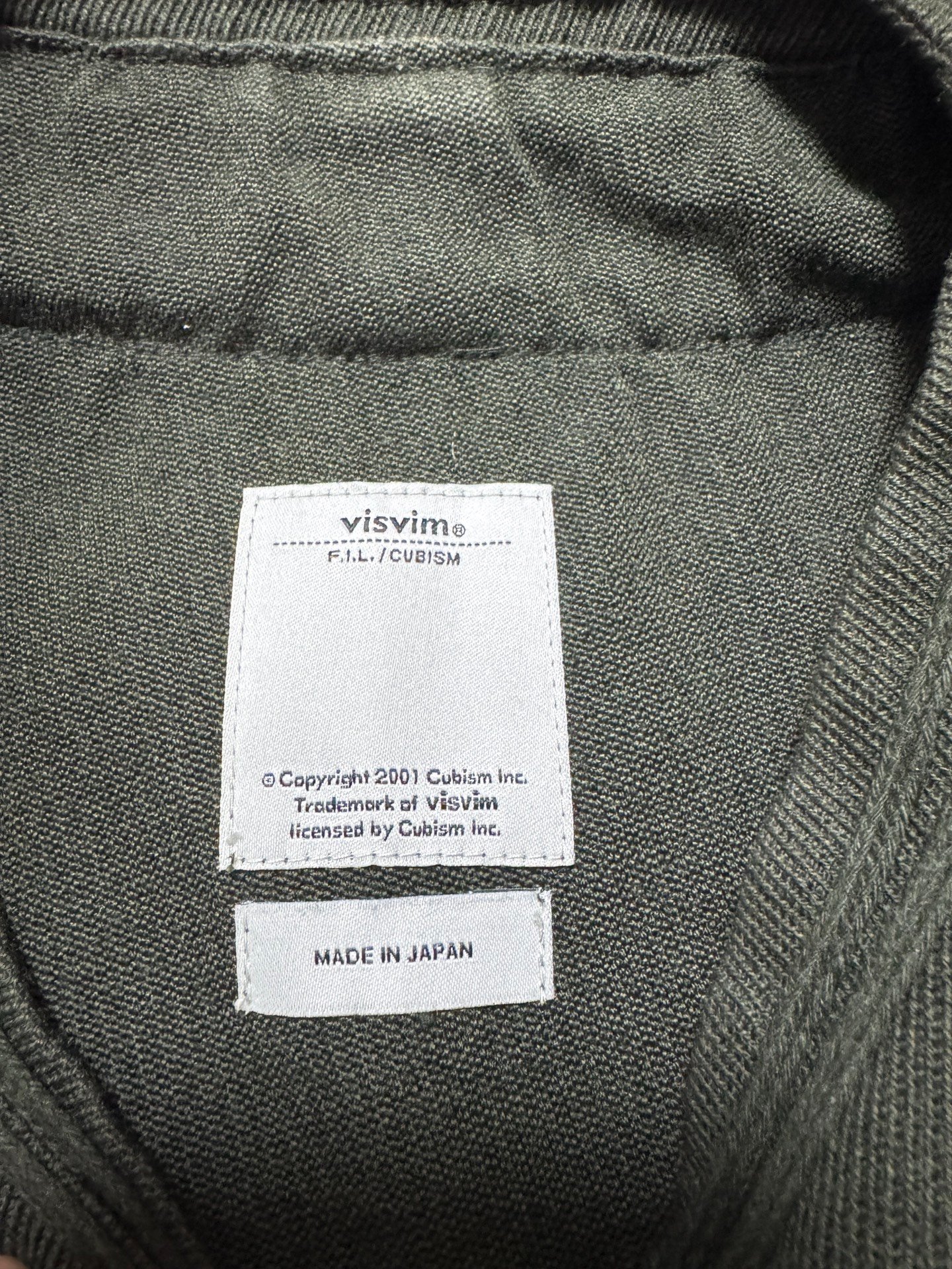 visvim 17AW Dugout Wool Shirt — detail