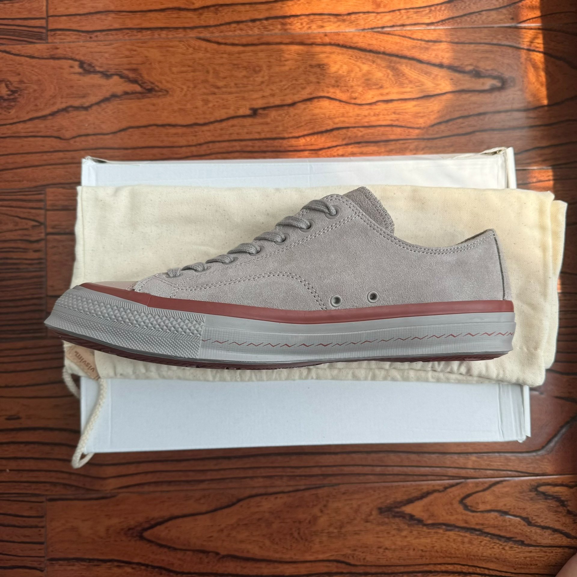 Visvim SKAGWAY LO Suede Sneakers — back