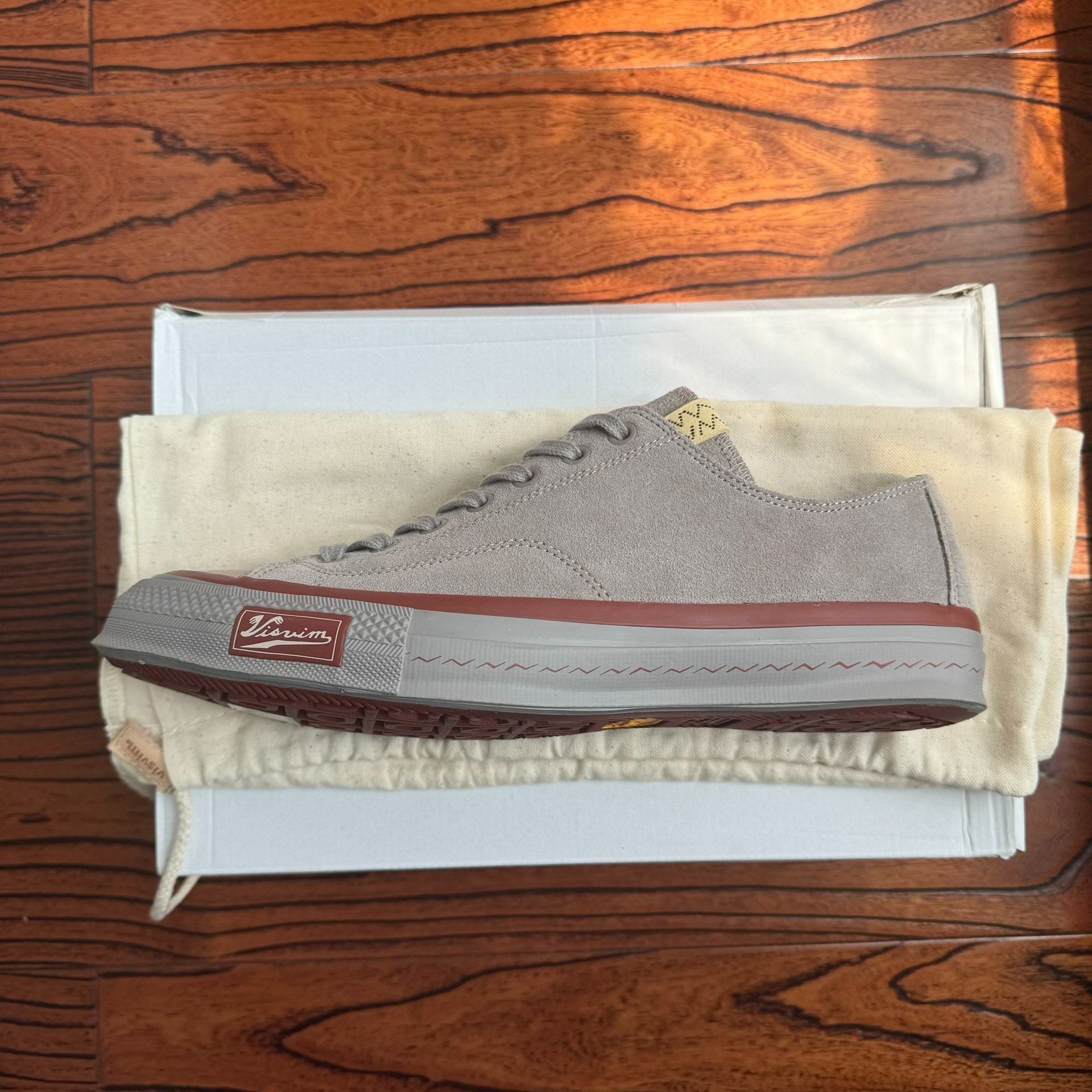 Visvim SKAGWAY LO Suede Sneakers — detail