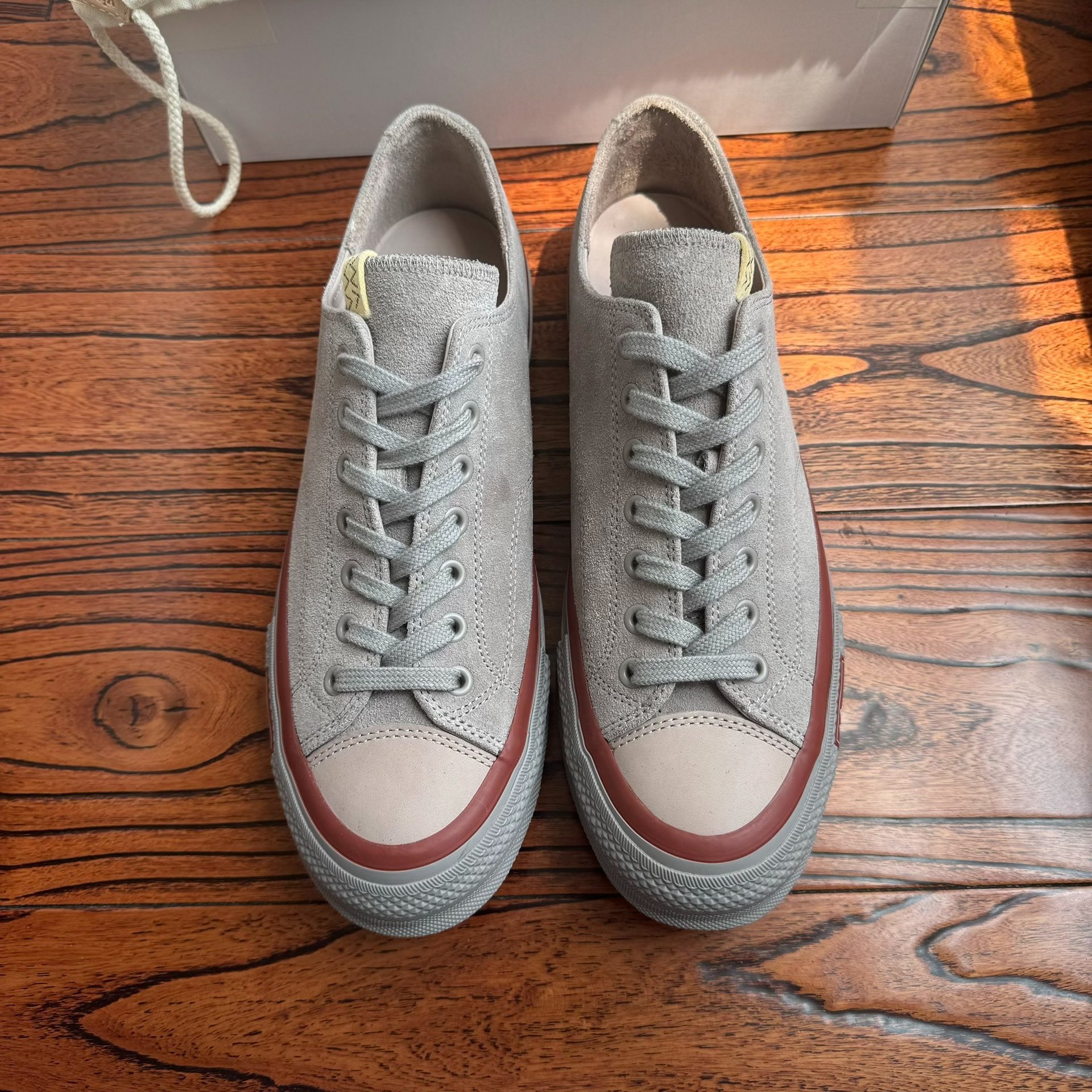 Visvim SKAGWAY LO Suede Sneakers — front