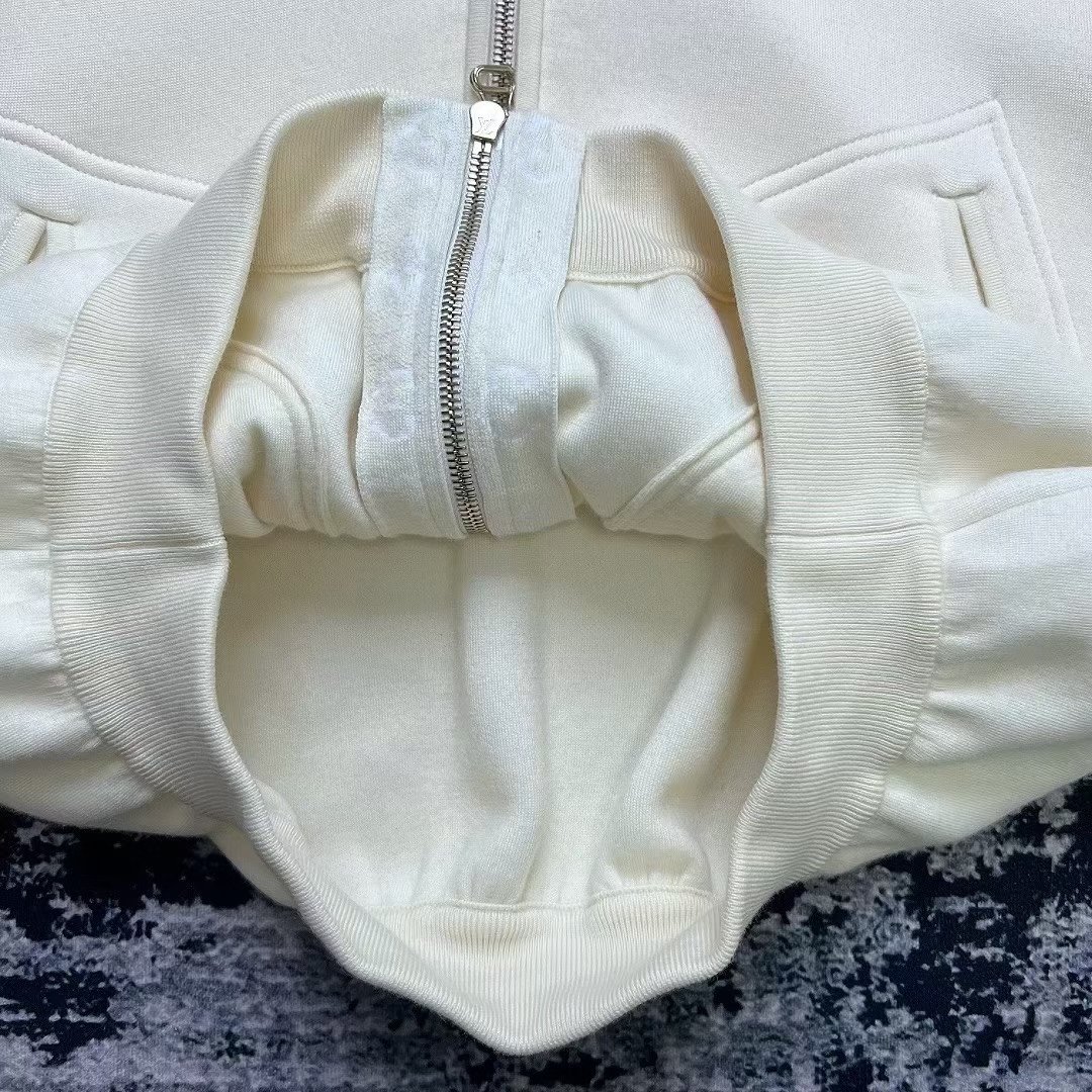 Louis Vuitton 2025 Monogram Zip Hoodie — back