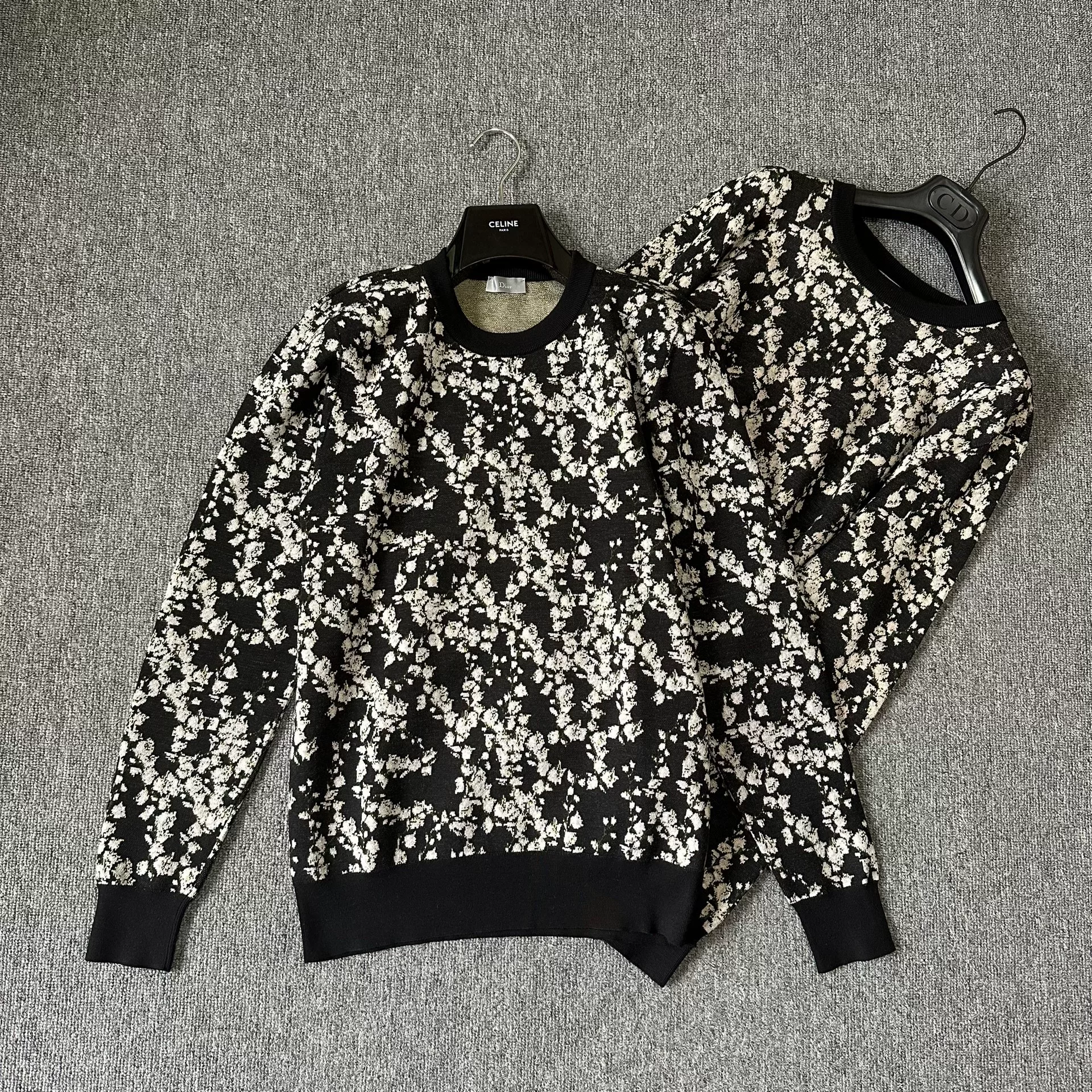 Dior Homme 14FW Lily Floral Sweater