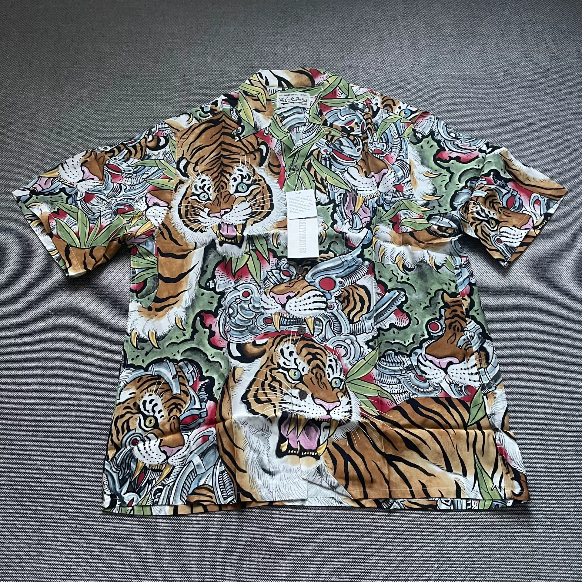 Wacko Maria x Tim Lehi Tiger Hawaiian Shirt