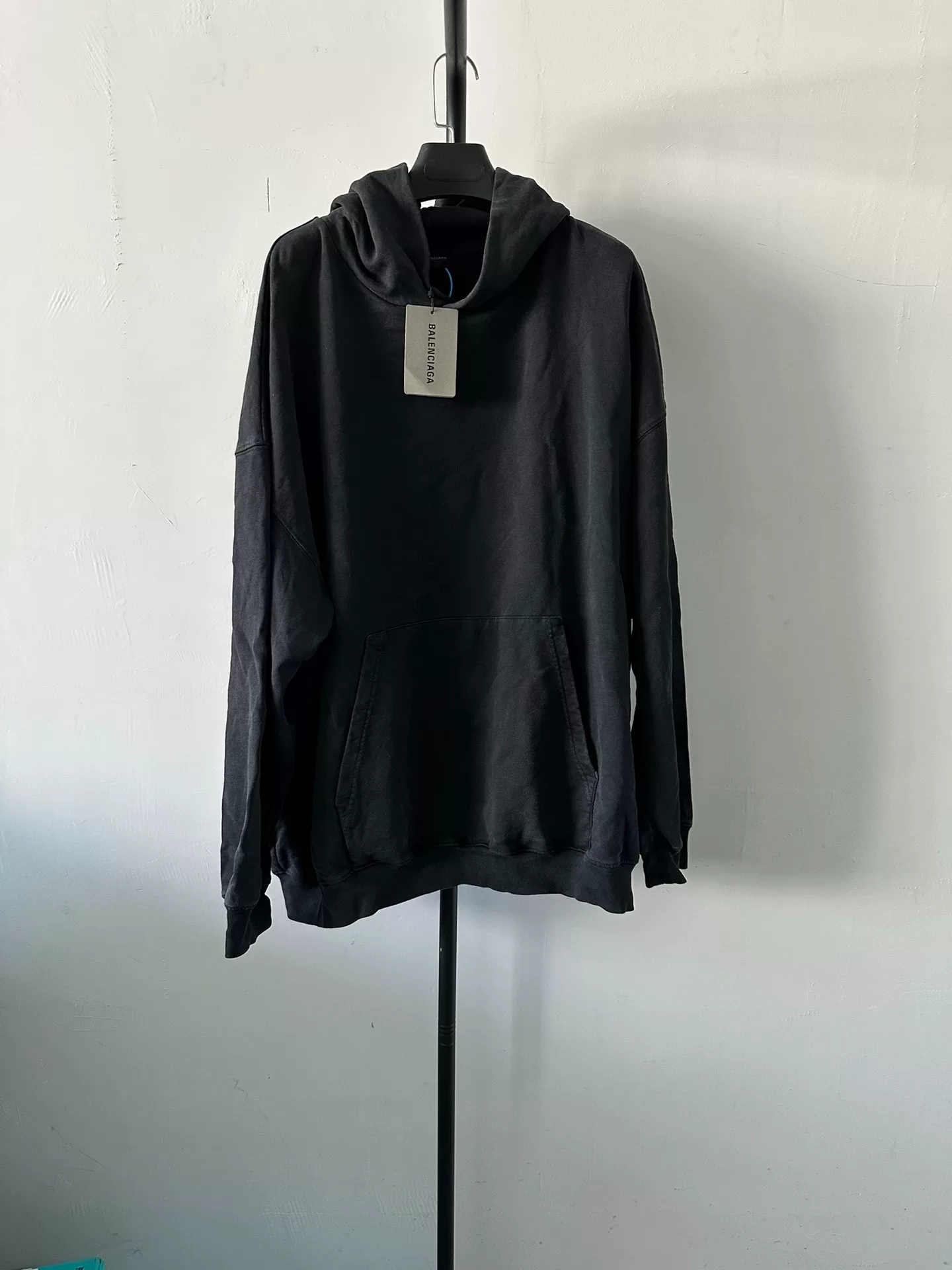Balenciaga Oversized Lettering Hoodie — front