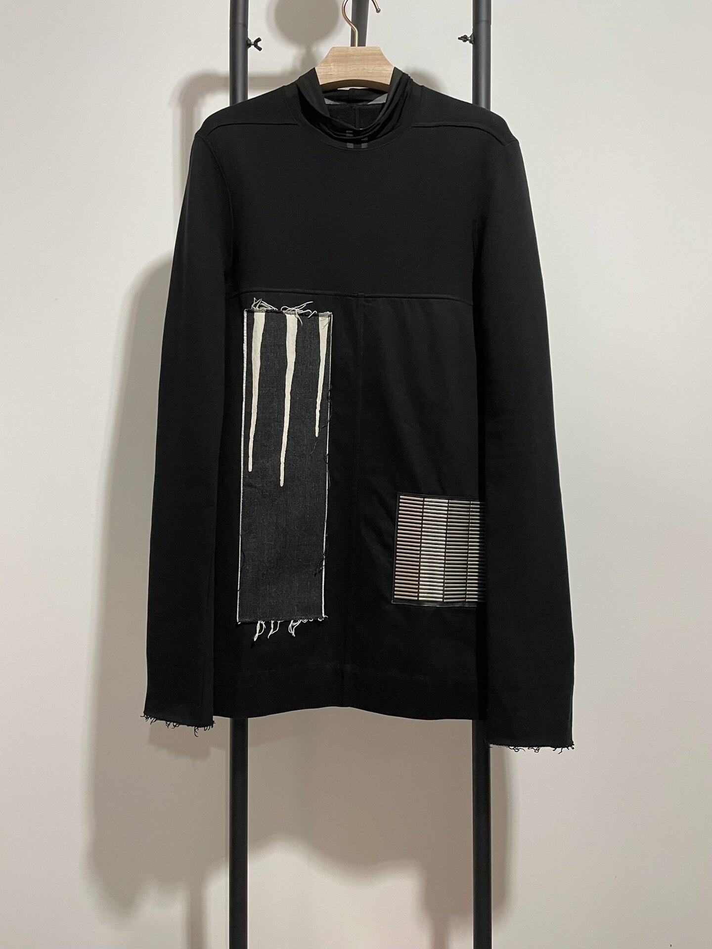 Rick Owens Oversized Patch Detail Sweater