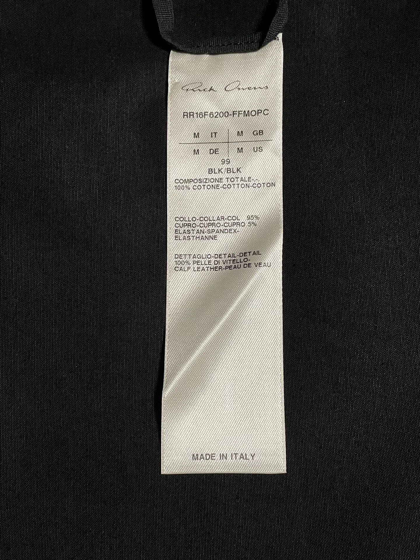 Rick Owens Oversized Patch Detail Sweater — detail