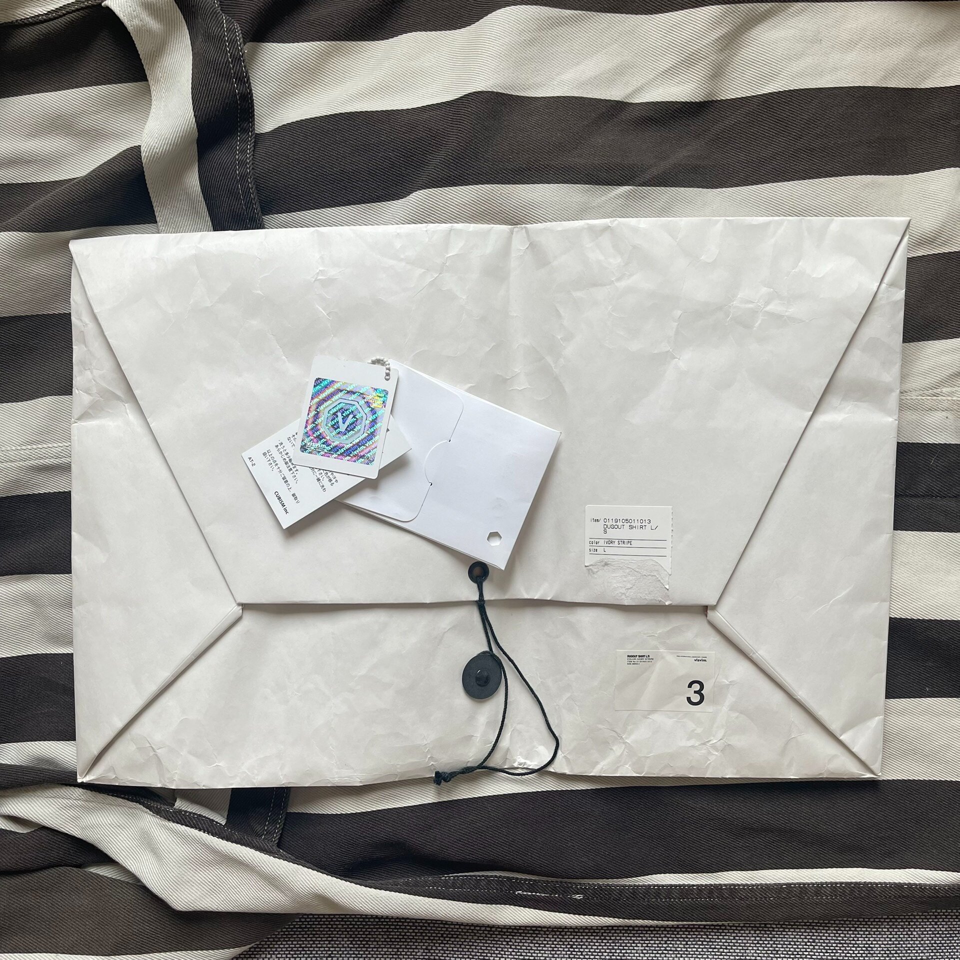 VISVIM 19ss Cecile Service Coat — detail