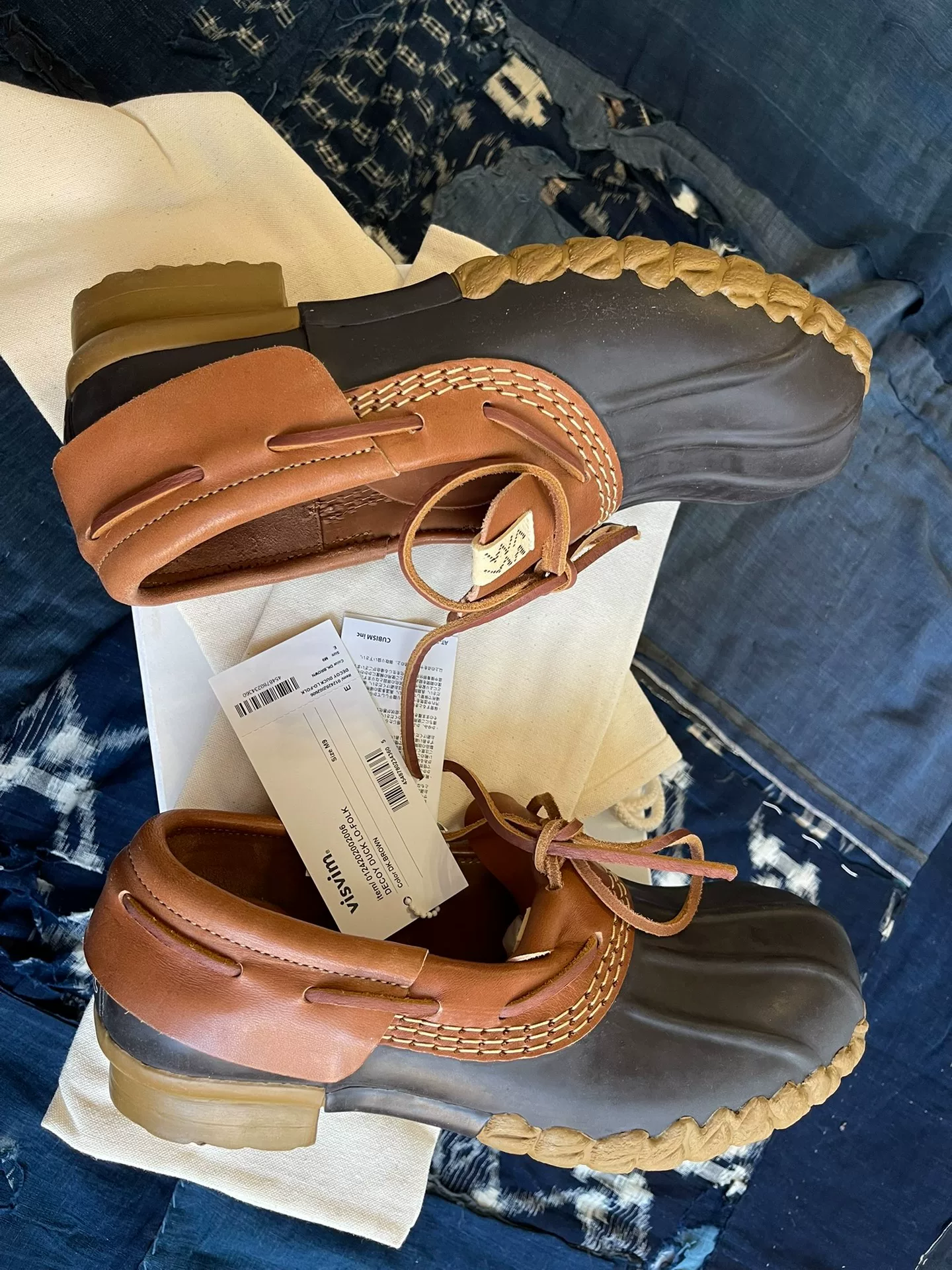 VISVIM DECOY DUCK LO-FOLK Low-Top Boots — detail