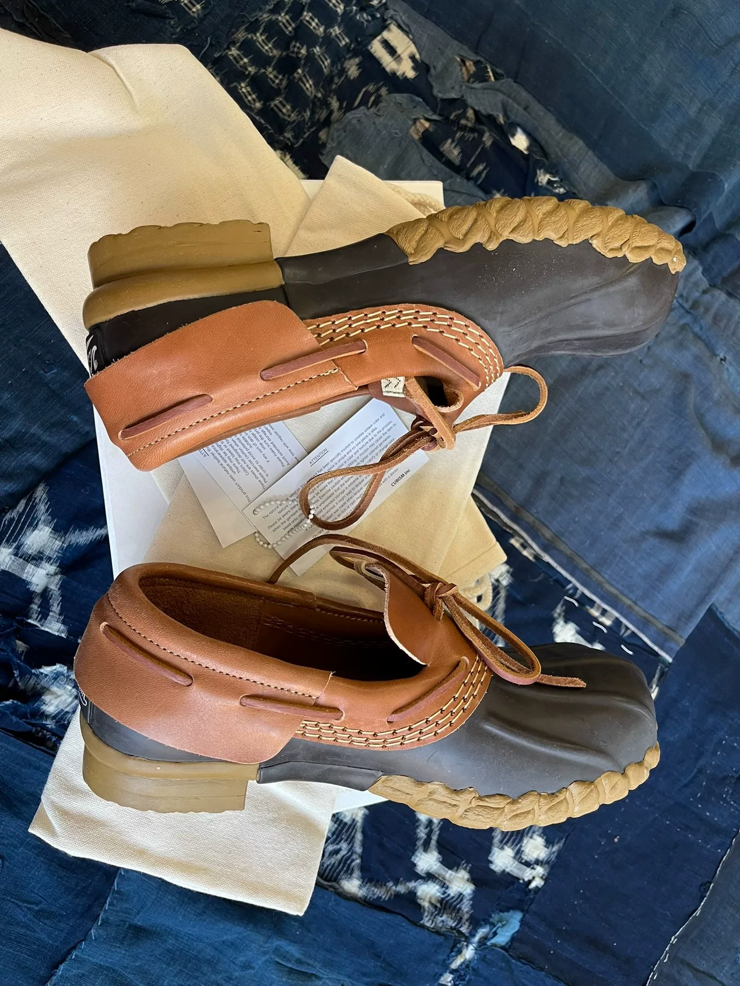 VISVIM DECOY DUCK LO-FOLK Low-Top Boots — back