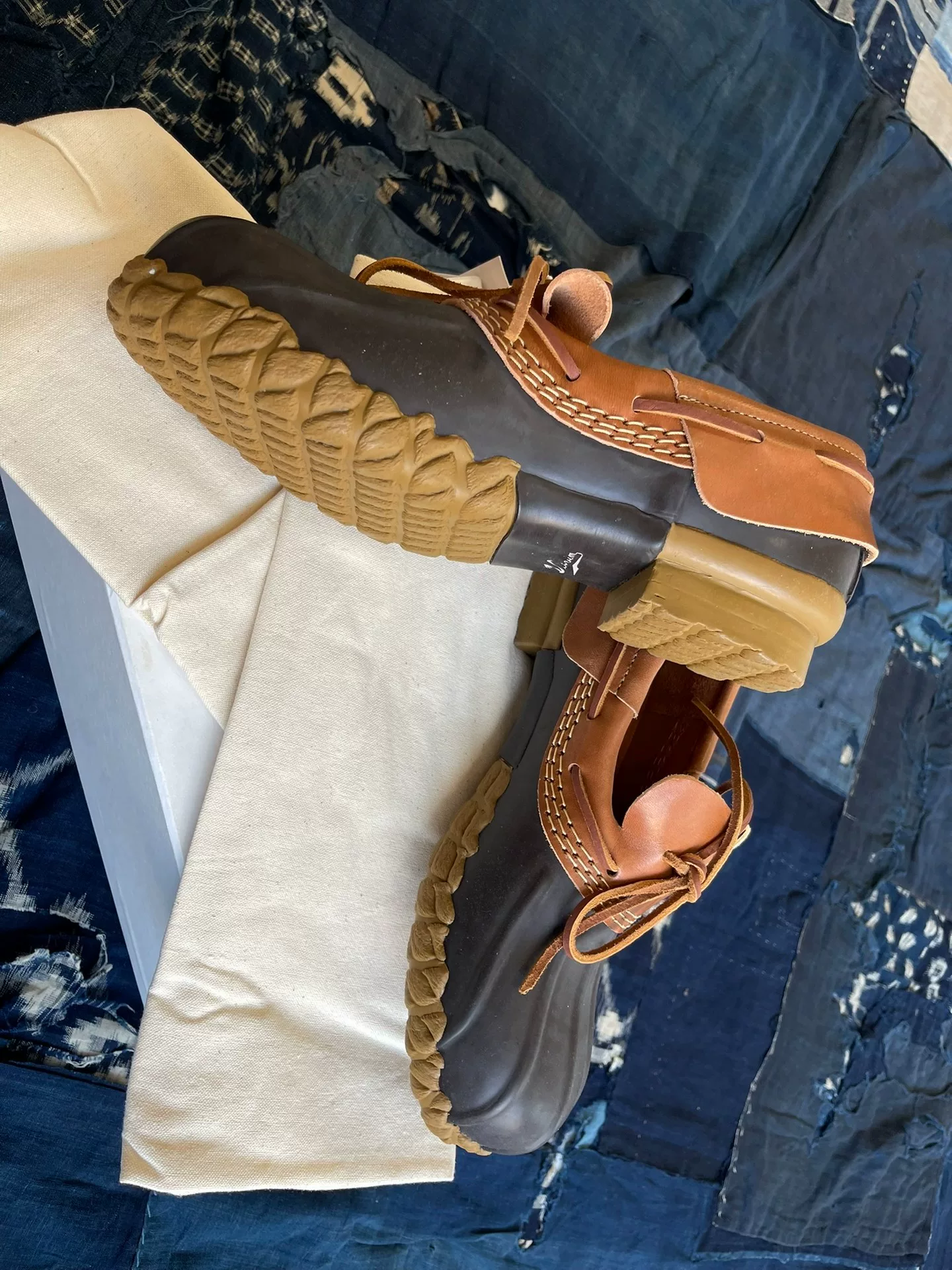 VISVIM DECOY DUCK LO-FOLK Low-Top Boots — front