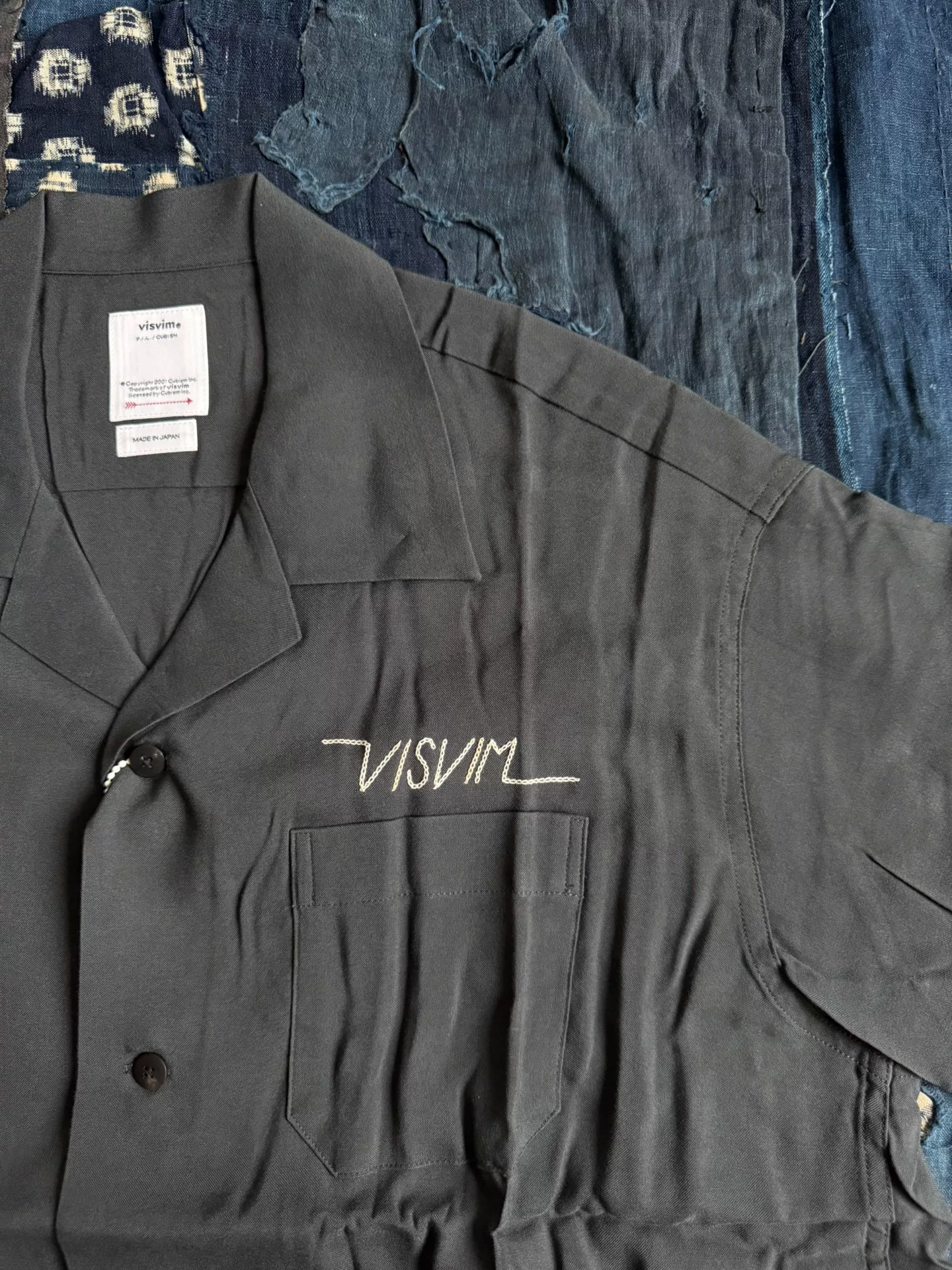 VISVIM 25AW COPA SHIRT Short-Sleeve Cardigan — detail