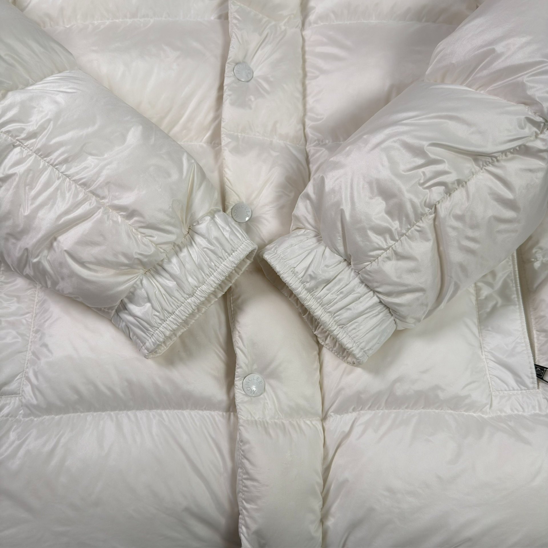 Moncler Maya 70th Anniversary Limited White Down Jacket — back