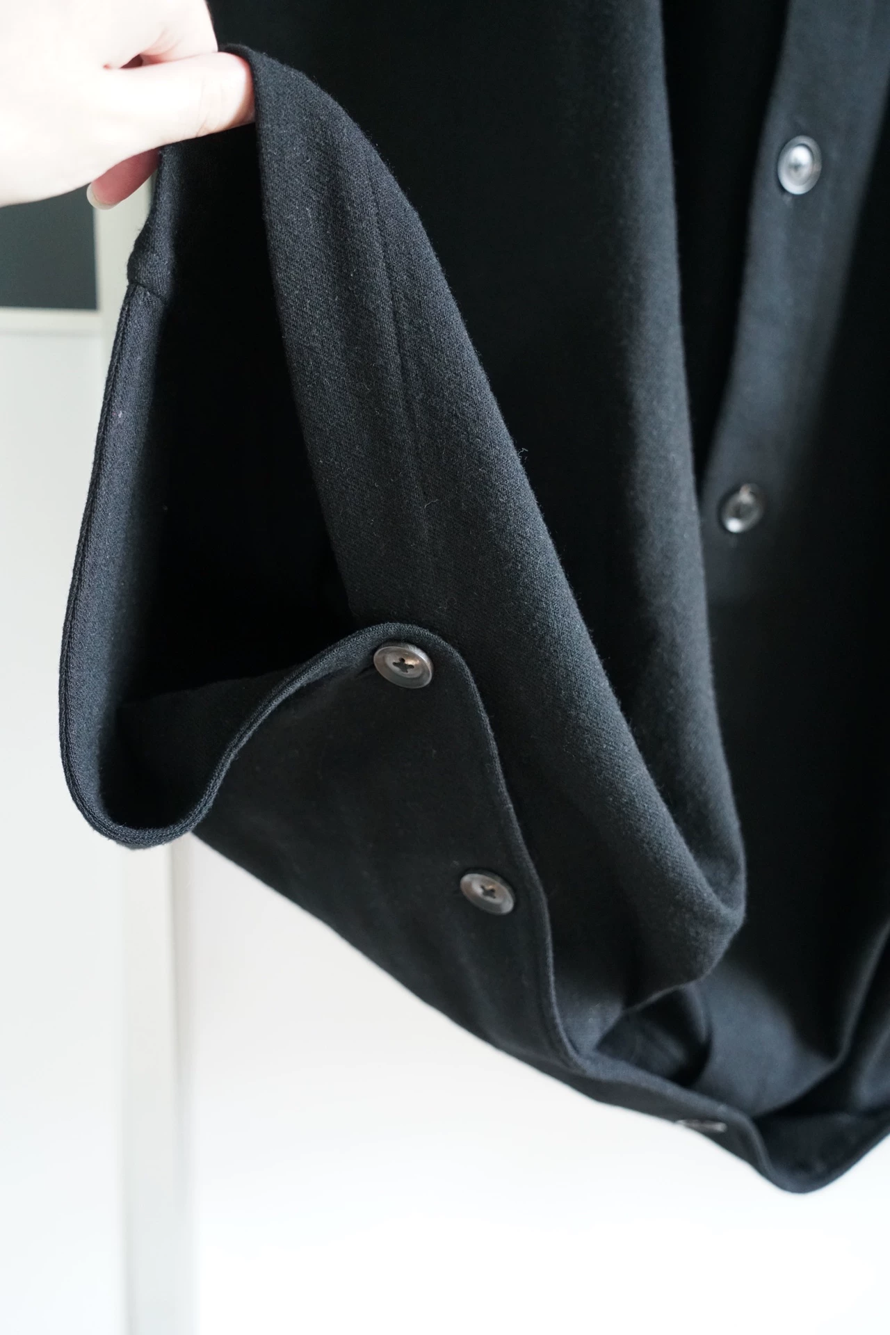 Yohji Yamamoto 18AW Sleeveless Robe Coat — back