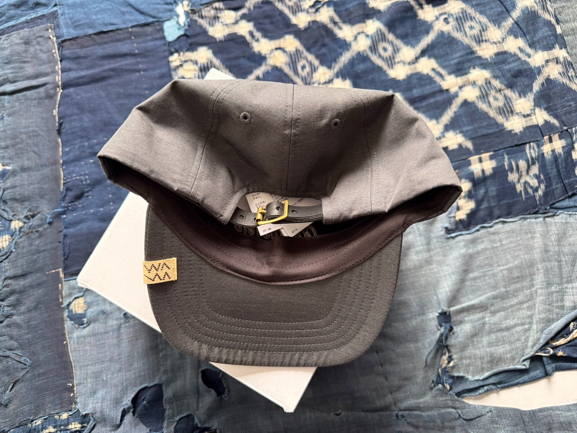 VISVIM 26SS EXCELSIOR II CAP CHARCOAL — detail