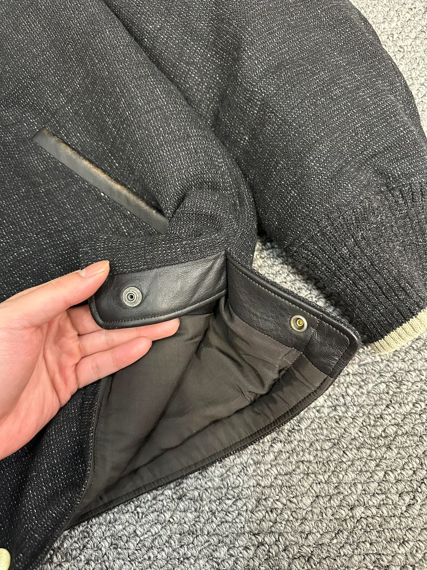 visvim Down Jacket — label