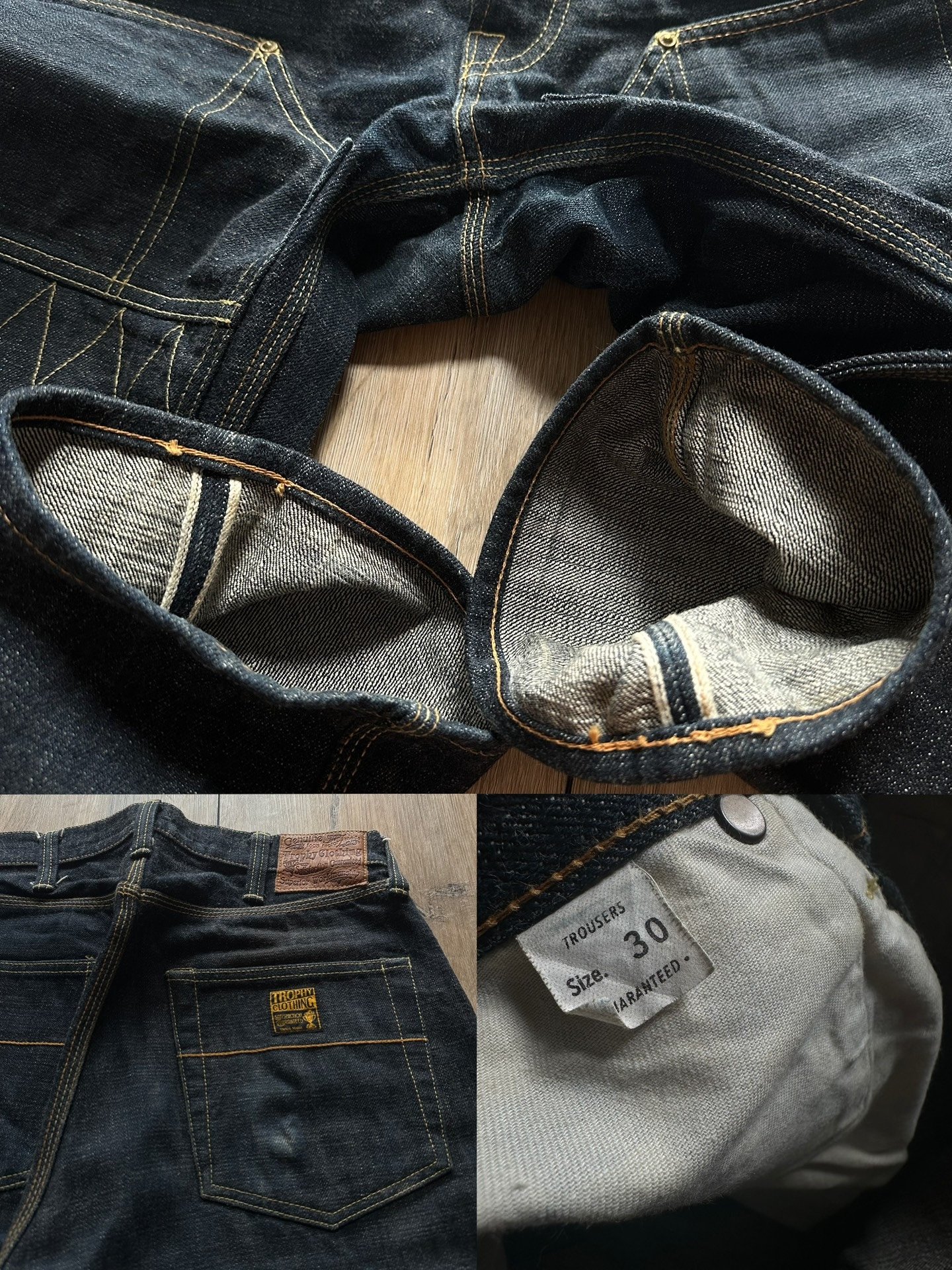 Trophy Clothing 1606 Denim Jeans — label