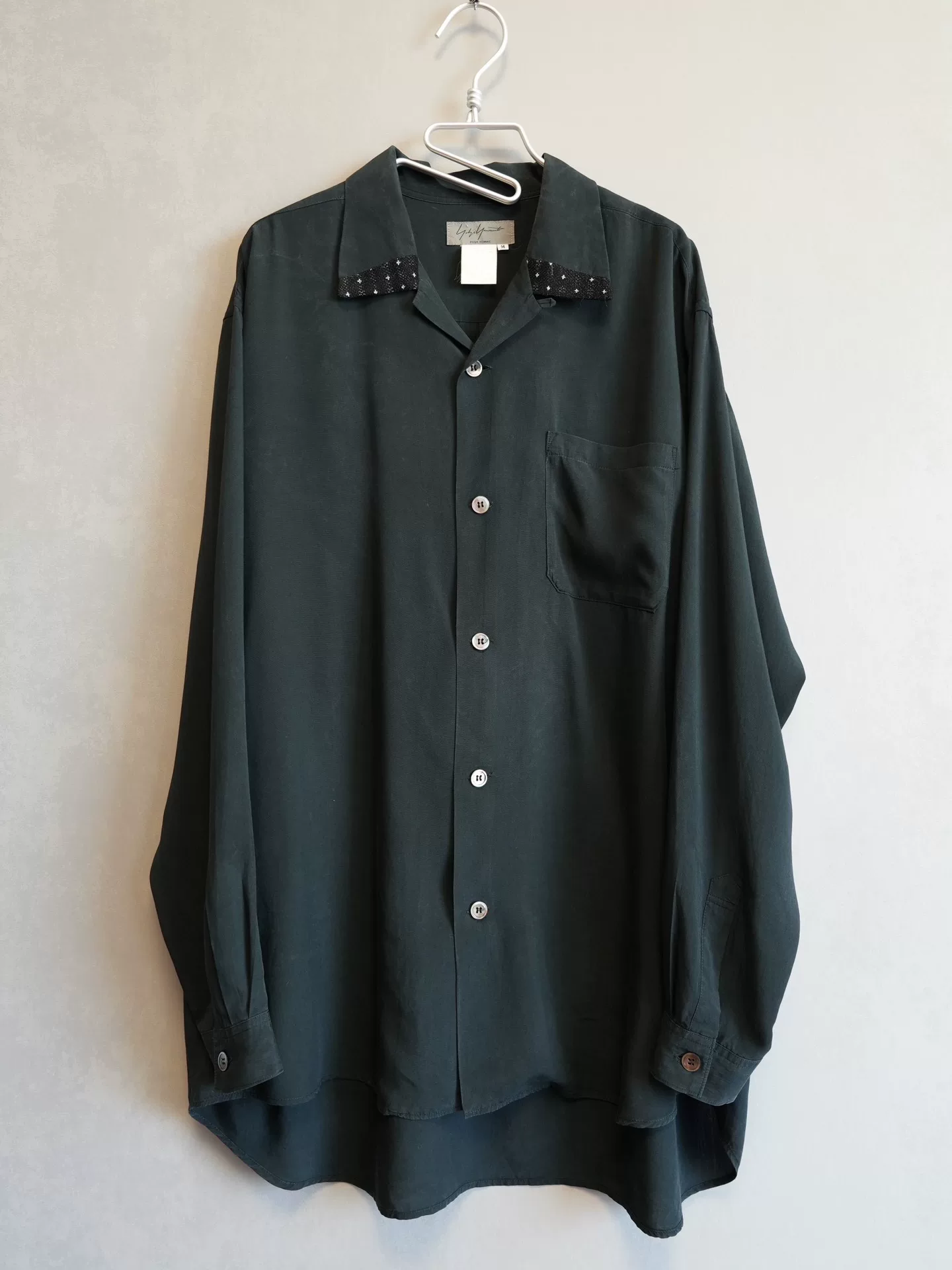 Yohji Yamamoto 95SS Sashiko Rayon Shirt