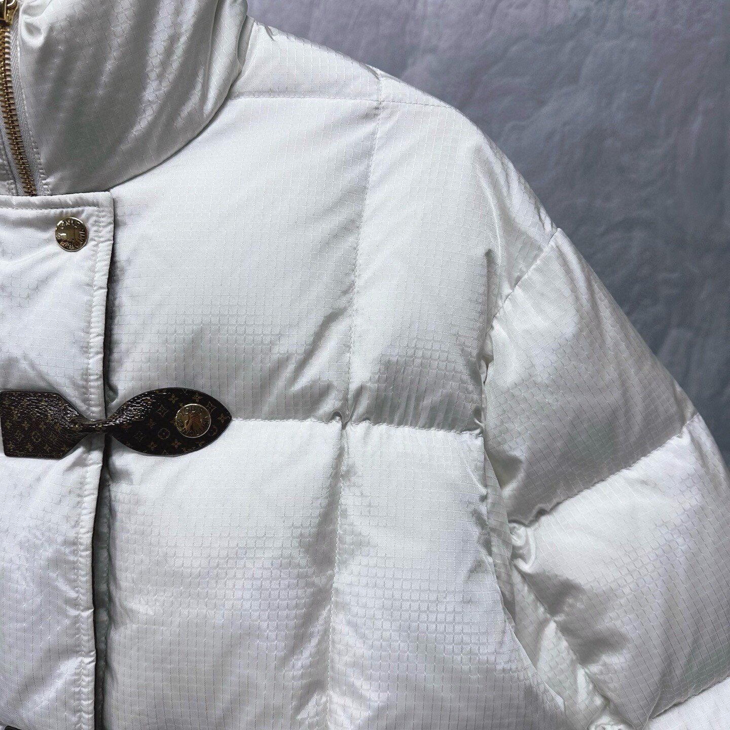 Louis Vuitton SS24 White Down Jacket — back