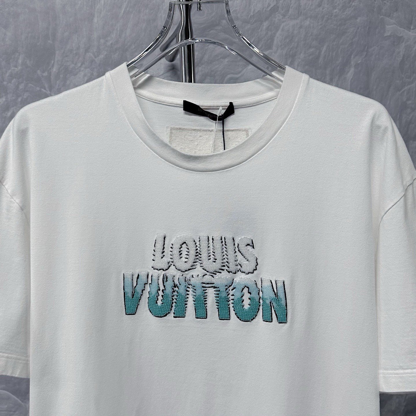 Louis Vuitton Gradient Beaded Letter Short Sleeve — front