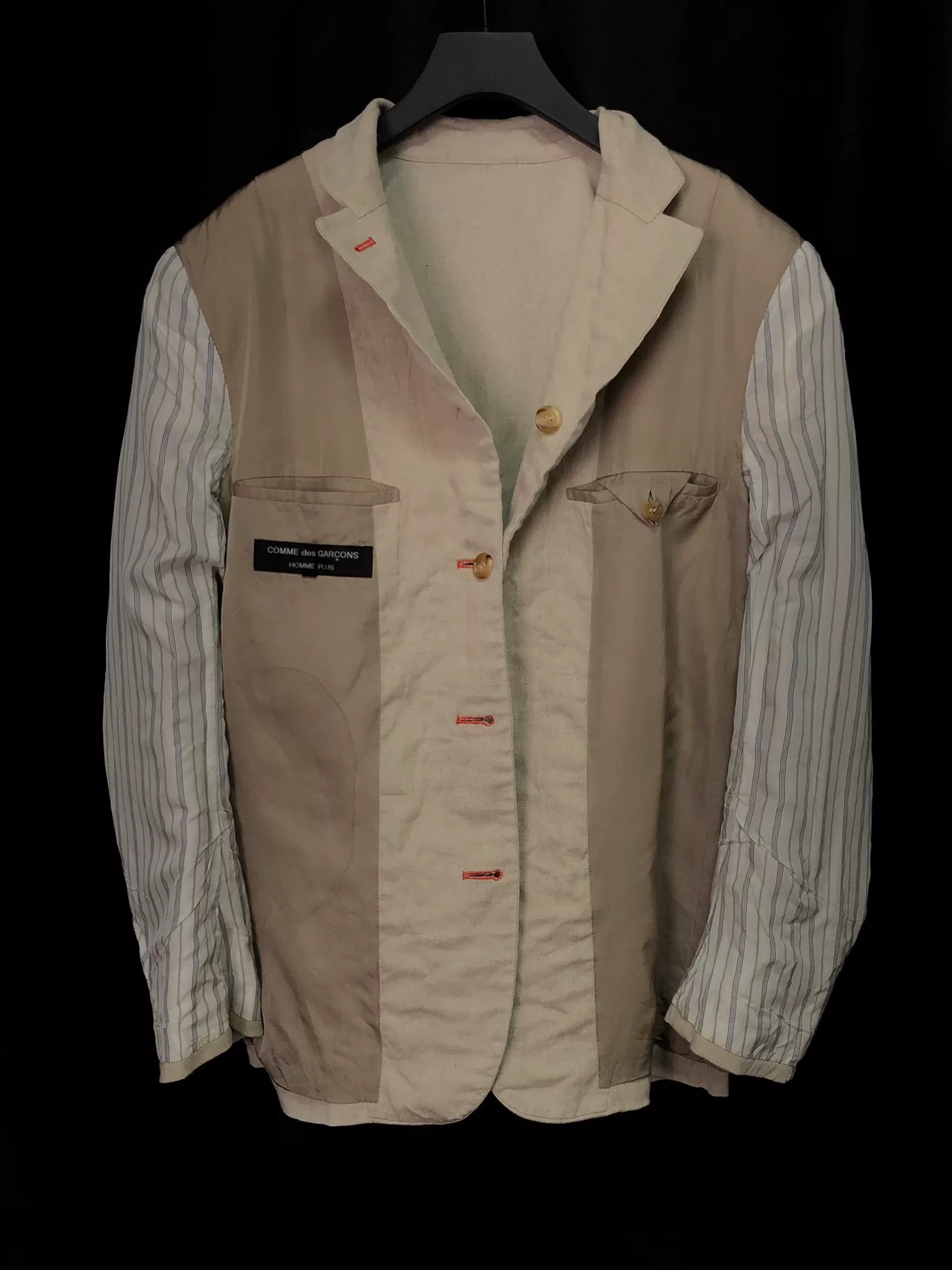 Comme des Garçons Homme Plus 94ss Smart Boy Linen Coat — front