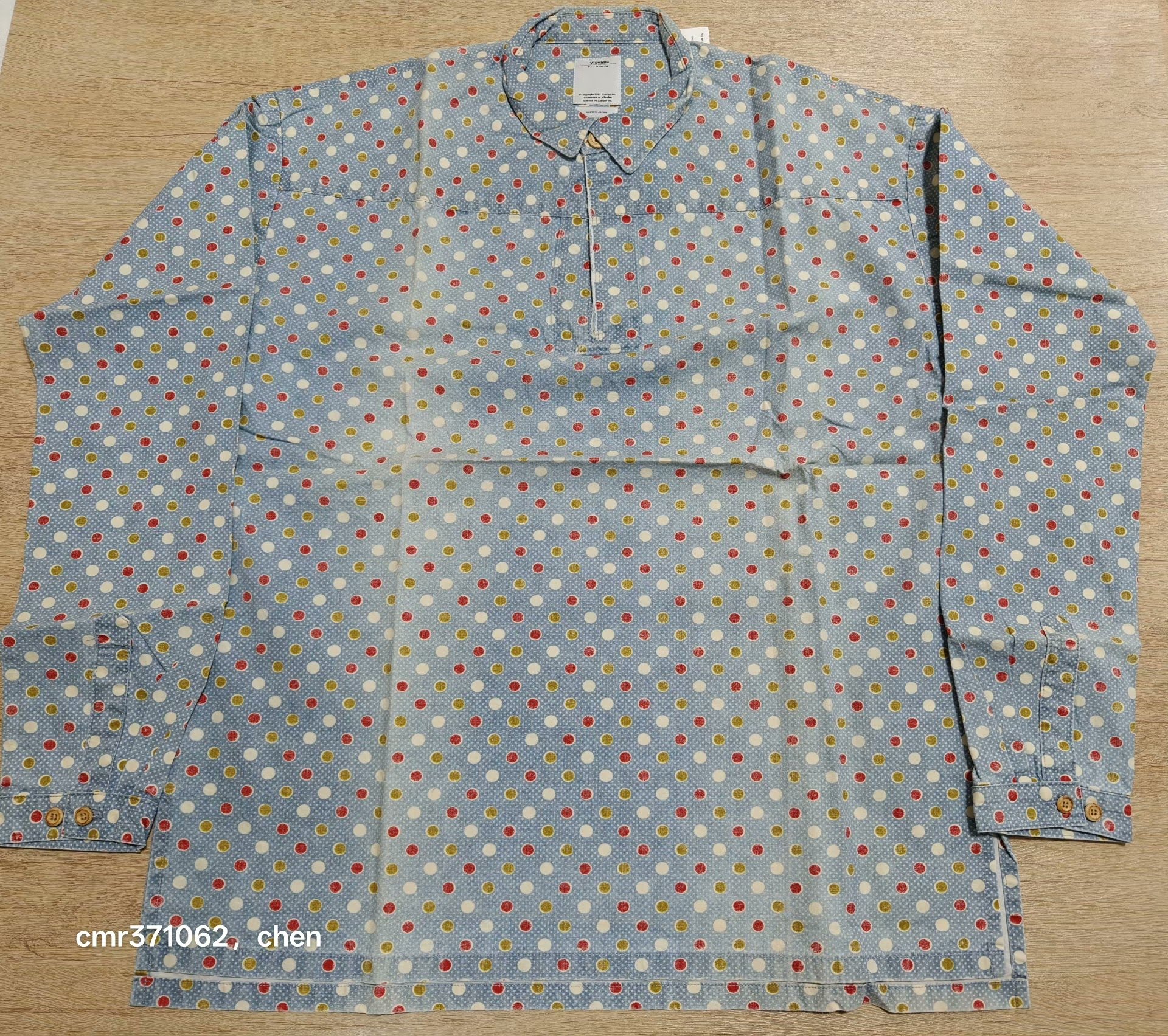 visvim 15AW Kerchief Double Dots Tunic