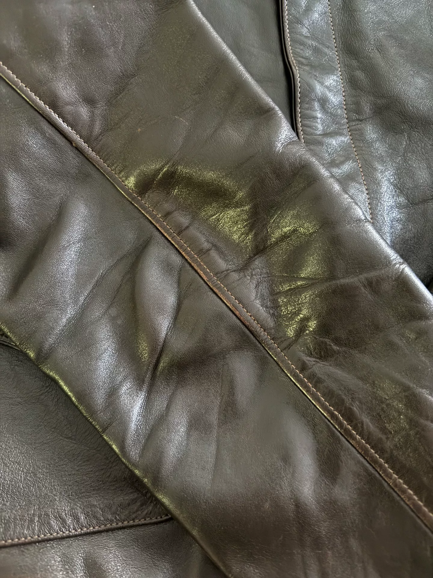 Toys McCoy A2 Horsehide Flight Jacket — label