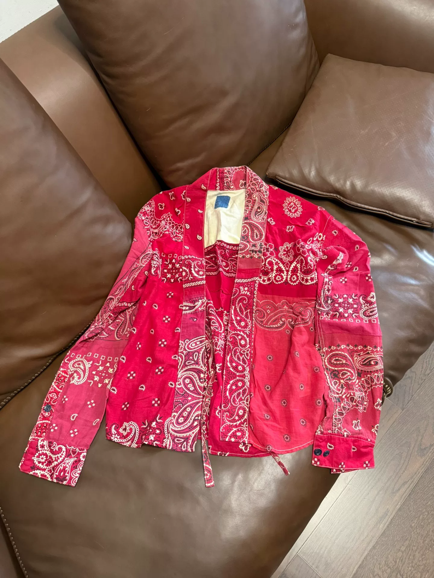 visvim Red Bandana Robe 1st Gen