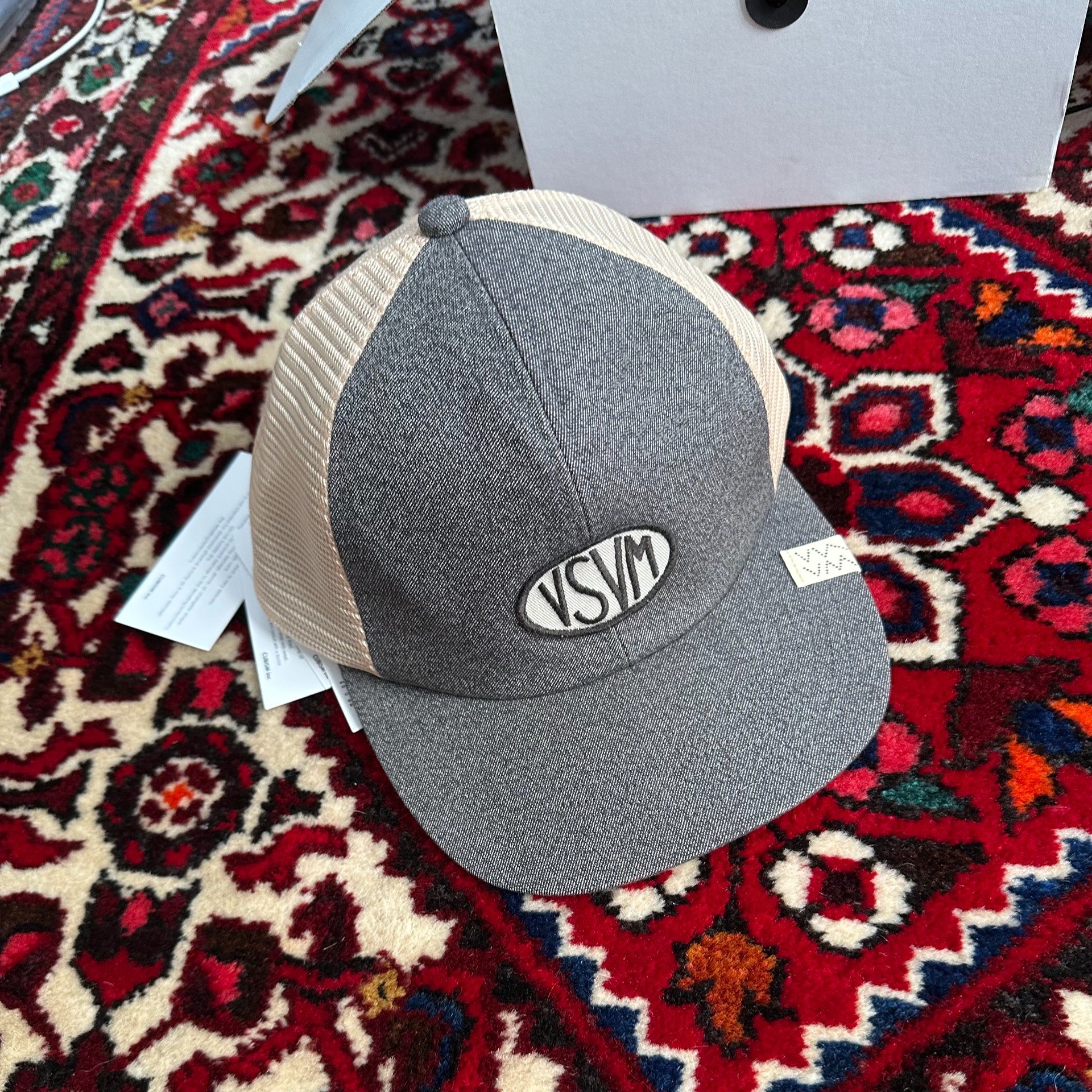 visvim 24ss GOODYEAR Ⅱ GREY TRUCKER CAP — front