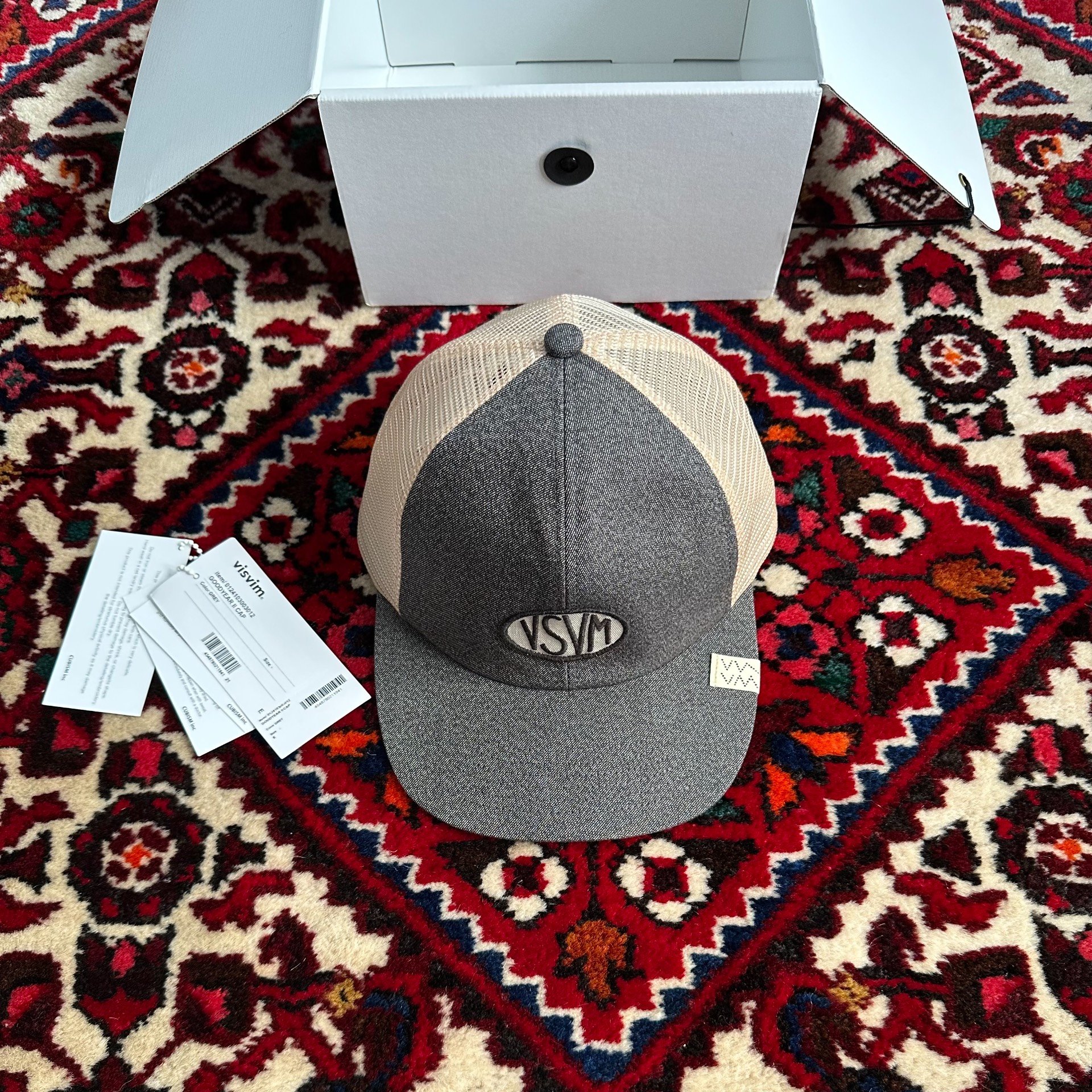 visvim 24ss GOODYEAR Ⅱ GREY TRUCKER CAP