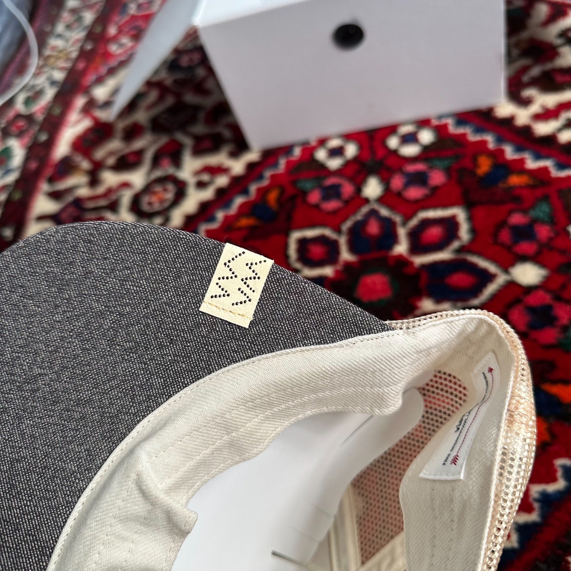 visvim 24ss GOODYEAR Ⅱ GREY TRUCKER CAP — detail