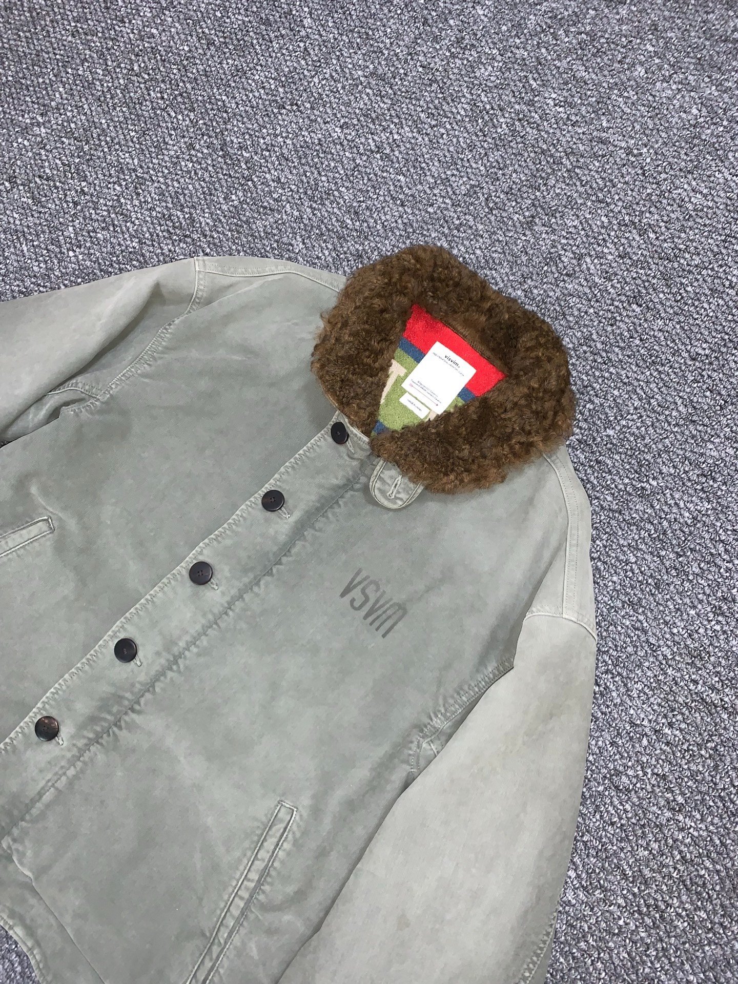 VISVIM 24SS PURSER DECK JKT Fur Collar — front