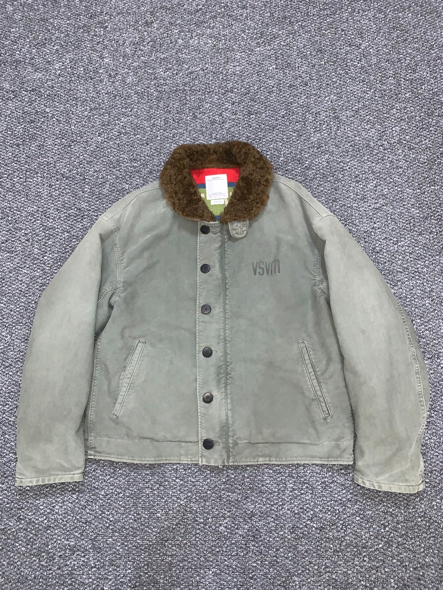 VISVIM 24SS PURSER DECK JKT Fur Collar