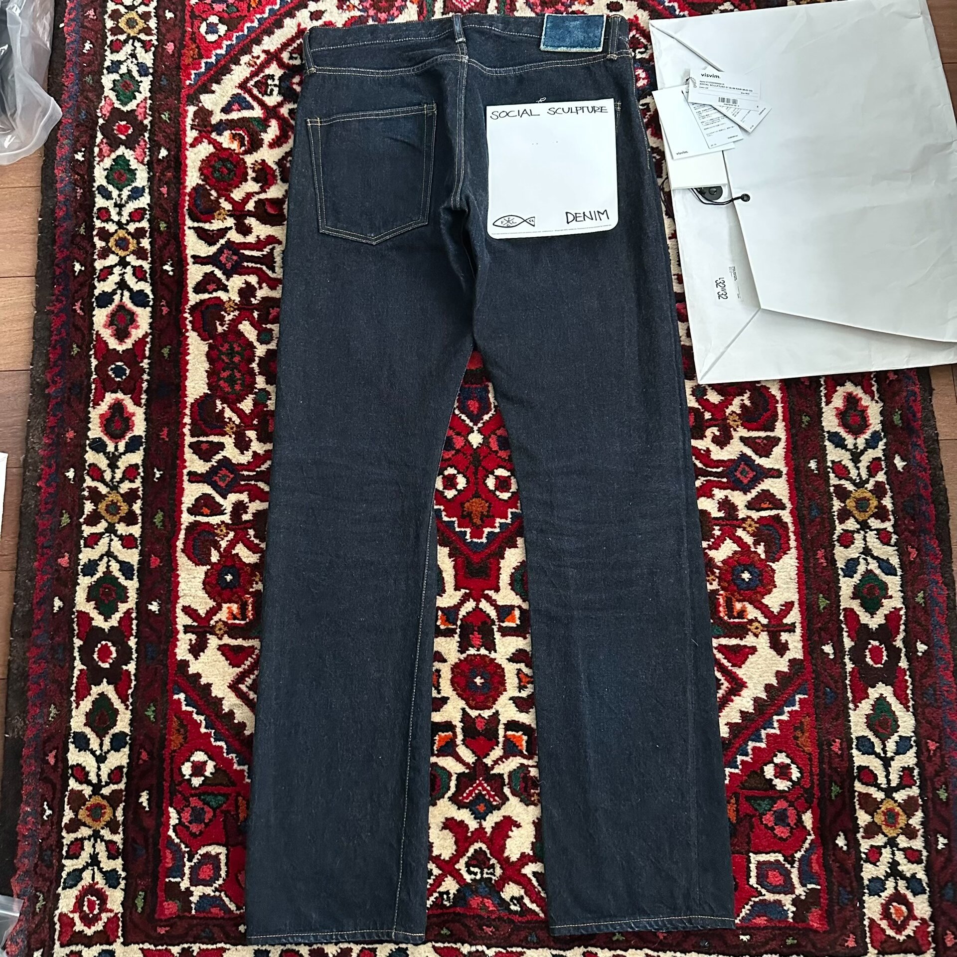 visvim 23AW 01.2mud Mud-Dye Jeans — front
