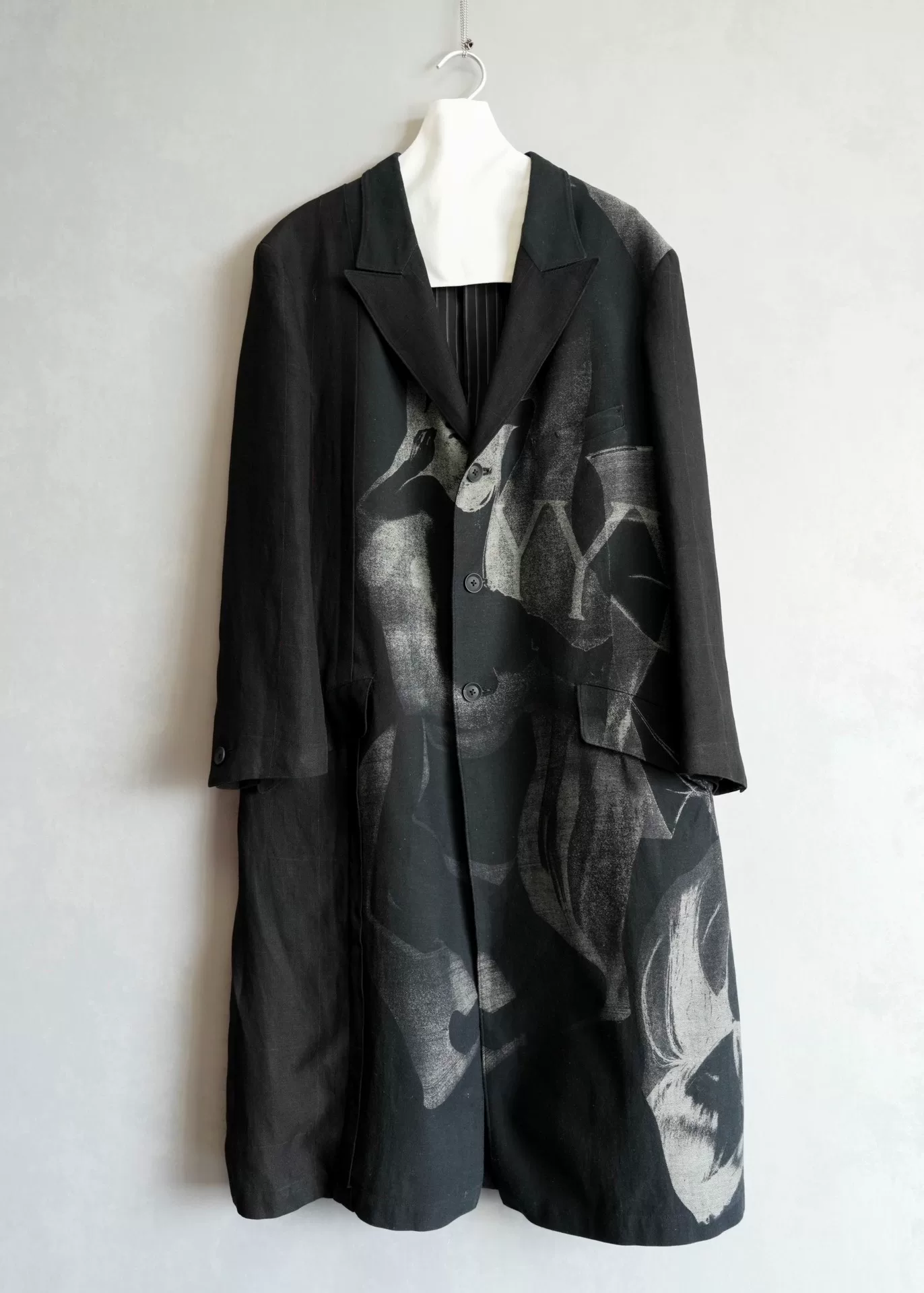Yohji Yamamoto 23SS Runway Linen Coat