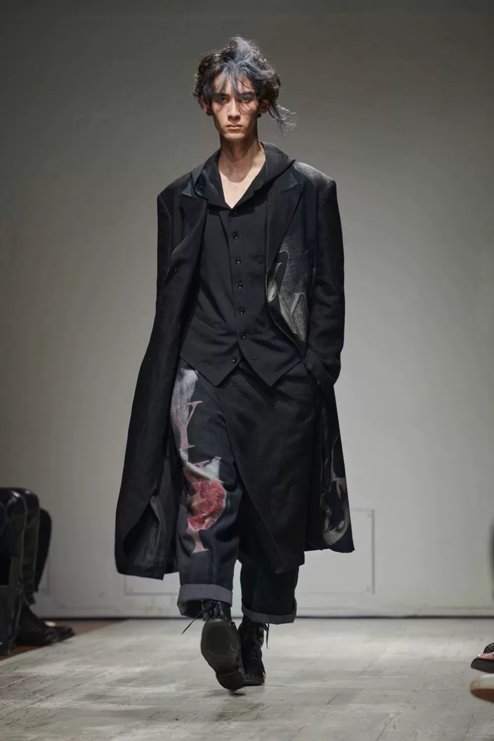 Yohji Yamamoto 23SS Runway Linen Coat — front