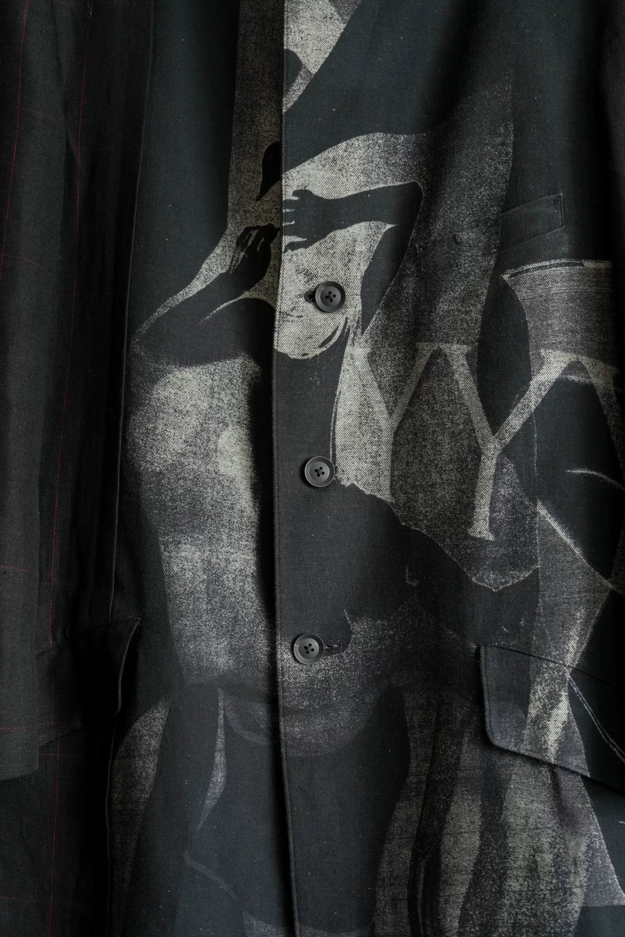 Yohji Yamamoto 23SS Runway Linen Coat — back