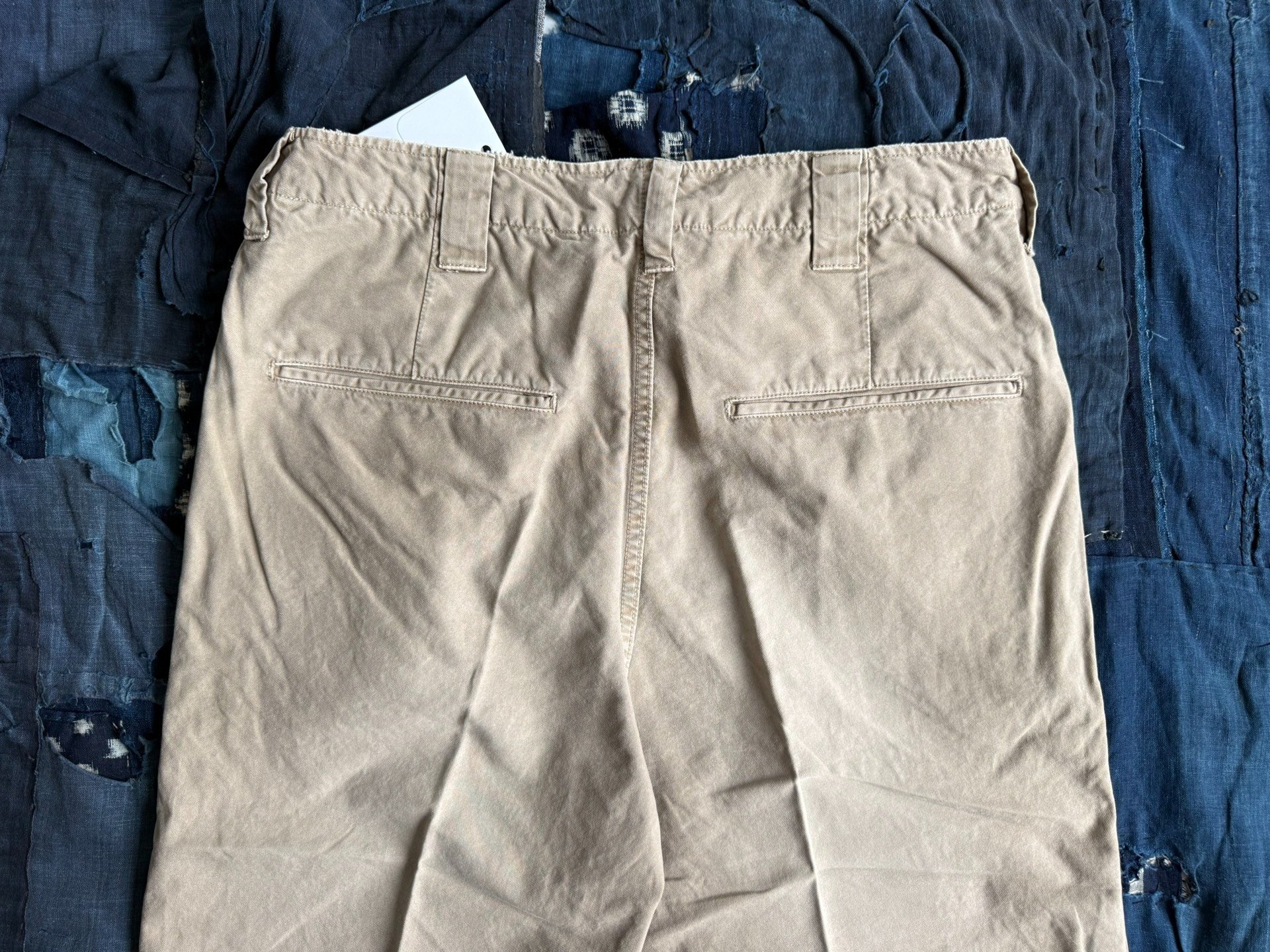 visvim 25SS Wide Chino Pants — label
