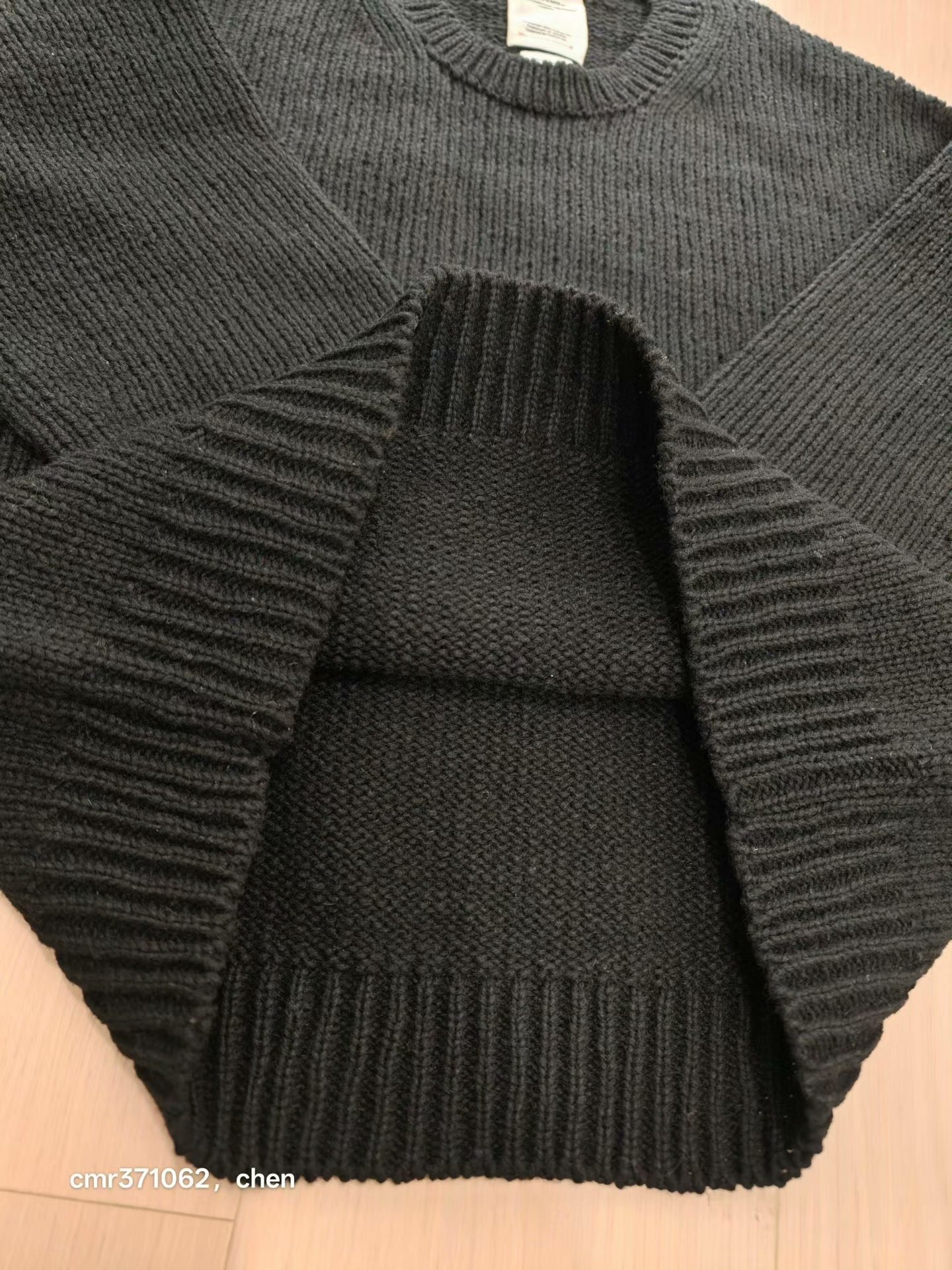 VISVIM 23AW JUMBO SB KNIT 3/4 — label