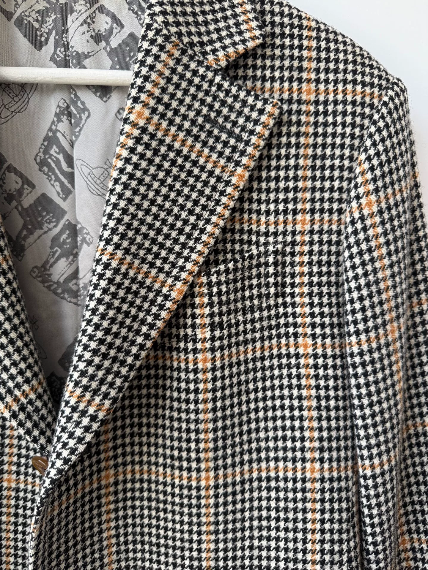 Vivienne Westwood Scottish Houndstooth Coat — detail