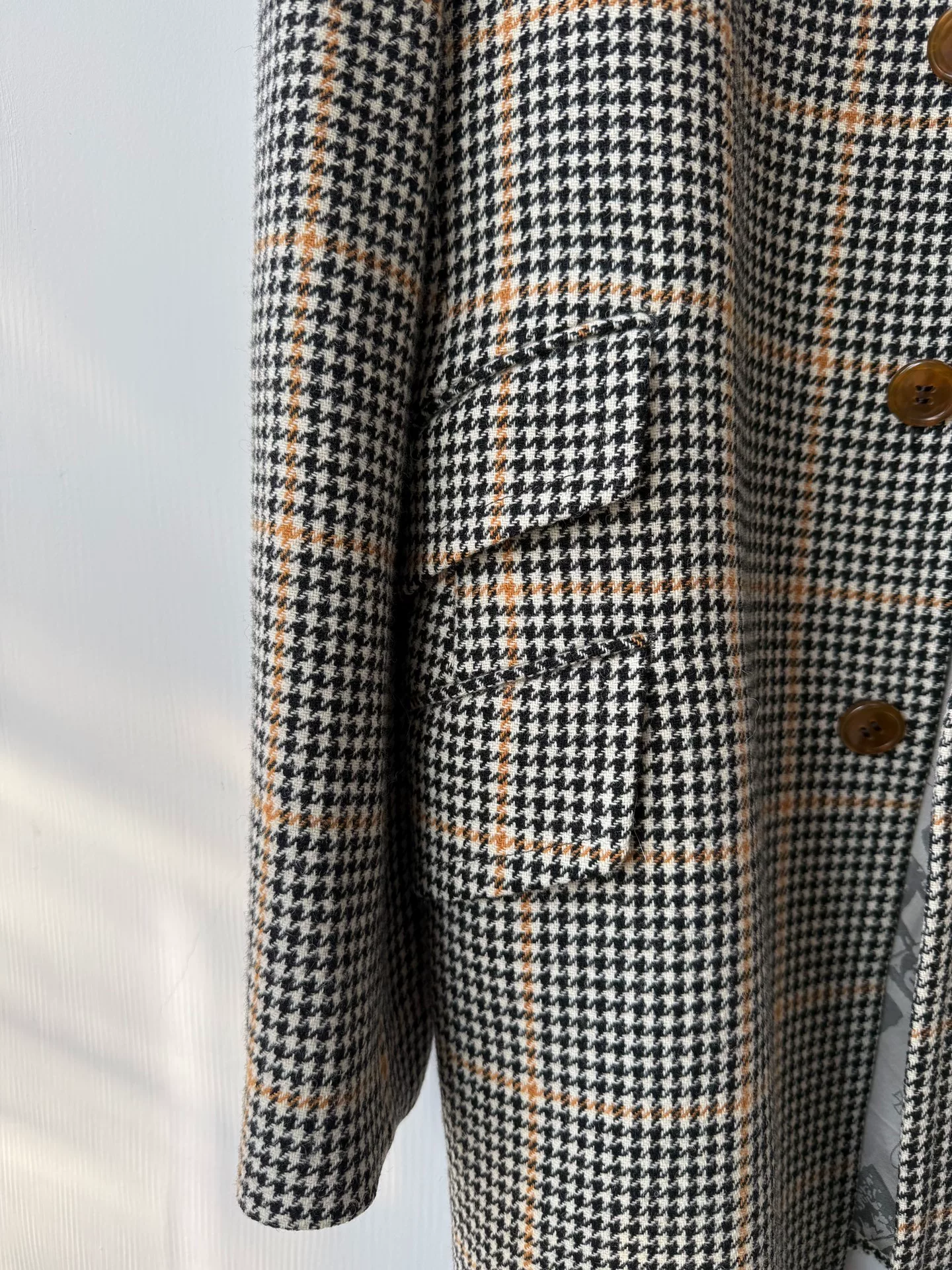 Vivienne Westwood Scottish Houndstooth Coat — back